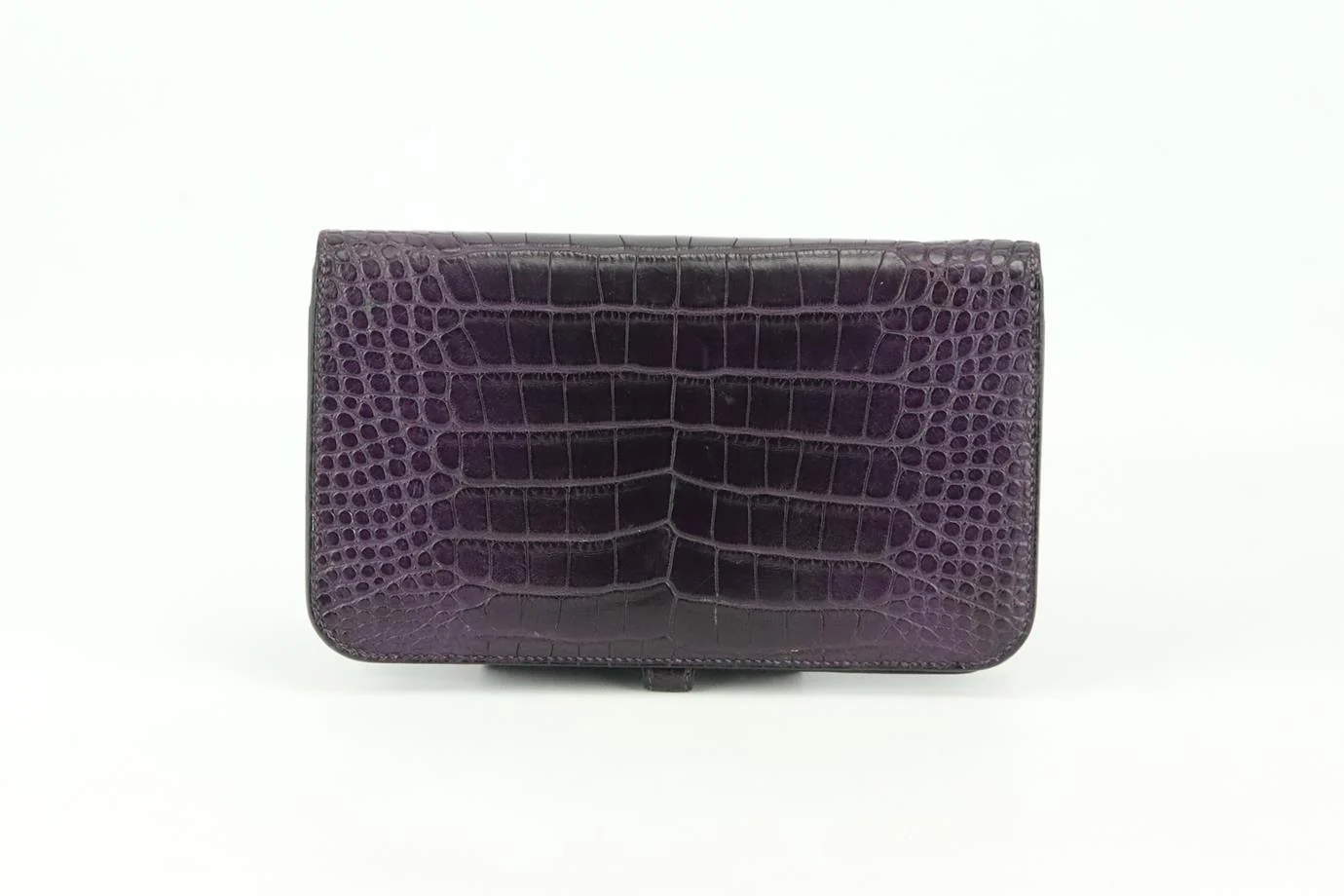 HERMÈS 2014 DOGON DUO ALLIGATOR MISSISSIPPIENSIS AND LEATHER WALLET - Image 3
