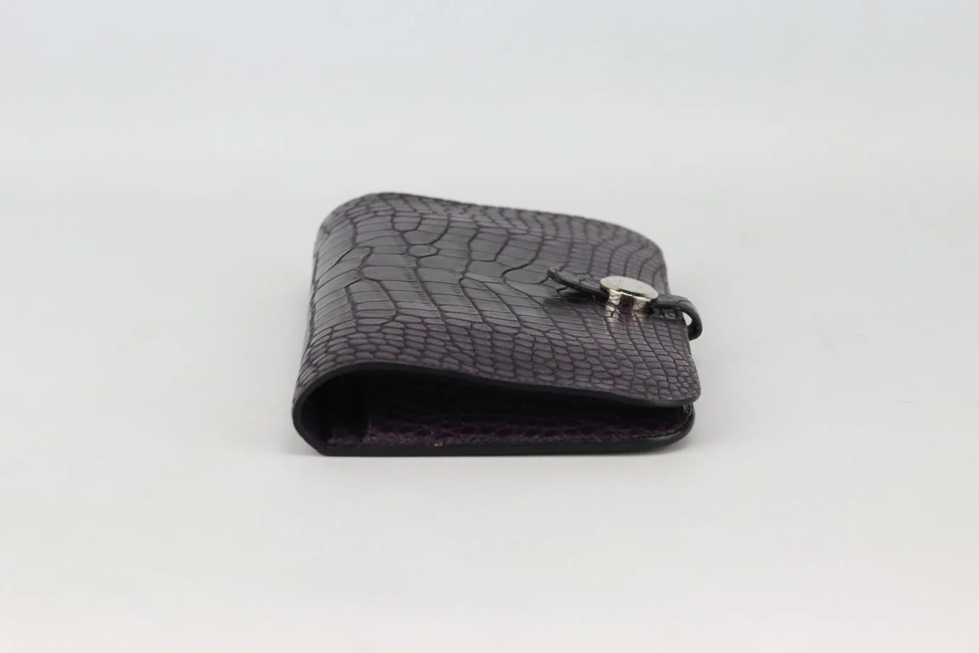 HERMÈS 2014 DOGON DUO ALLIGATOR MISSISSIPPIENSIS AND LEATHER WALLET - Image 6