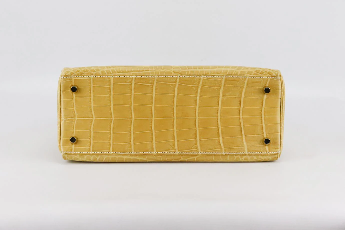 HERMÈS 2014 KELLY RETOURNE 28CM MATTE NILOTICUS CROCODILE LEATHER BAG - Image 7