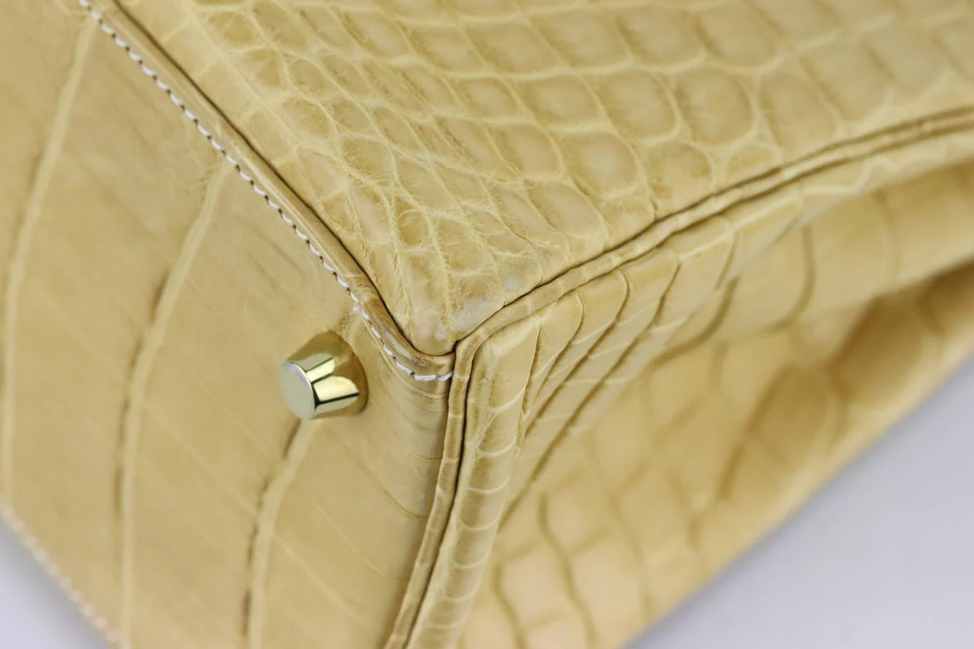 HERMÈS 2014 KELLY RETOURNE 28CM MATTE NILOTICUS CROCODILE LEATHER BAG - Image 8