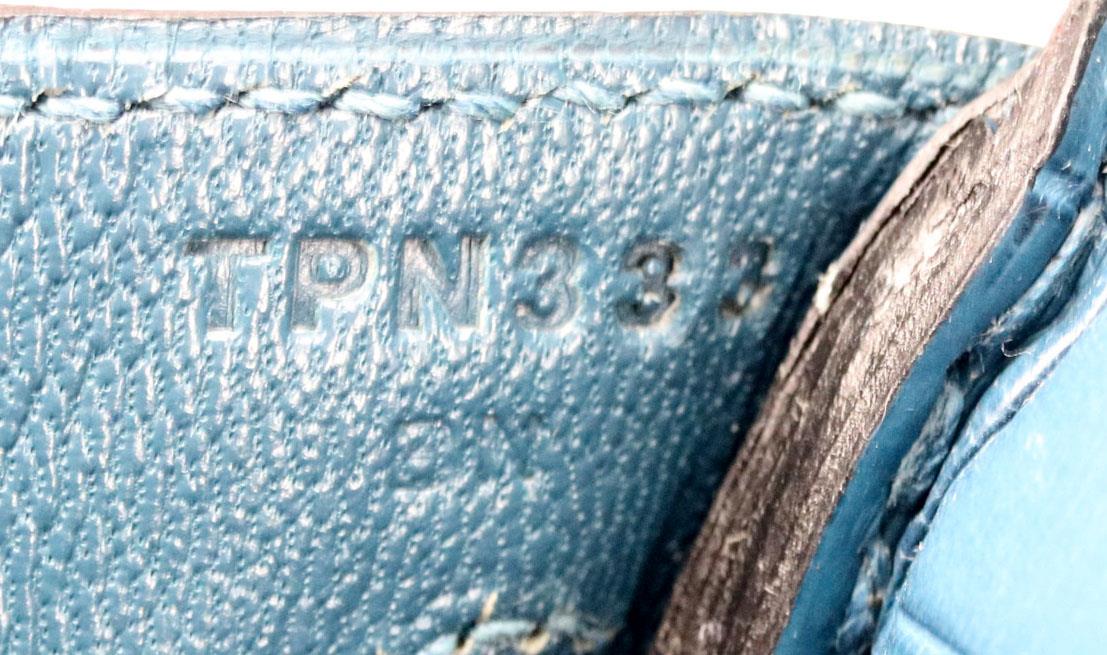 HERMÈS 2015 KELLY 32CM MATTE ALLIGATOR MISSISSIPPIENSIS LEATHER BAG - Image 11