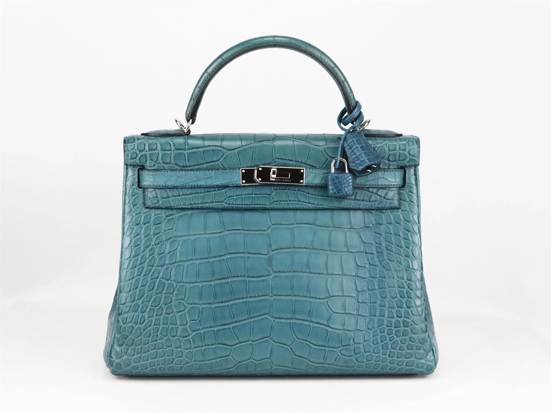 HERMÈS 2015 KELLY 32CM MATTE ALLIGATOR MISSISSIPPIENSIS LEATHER BAG - Image 2