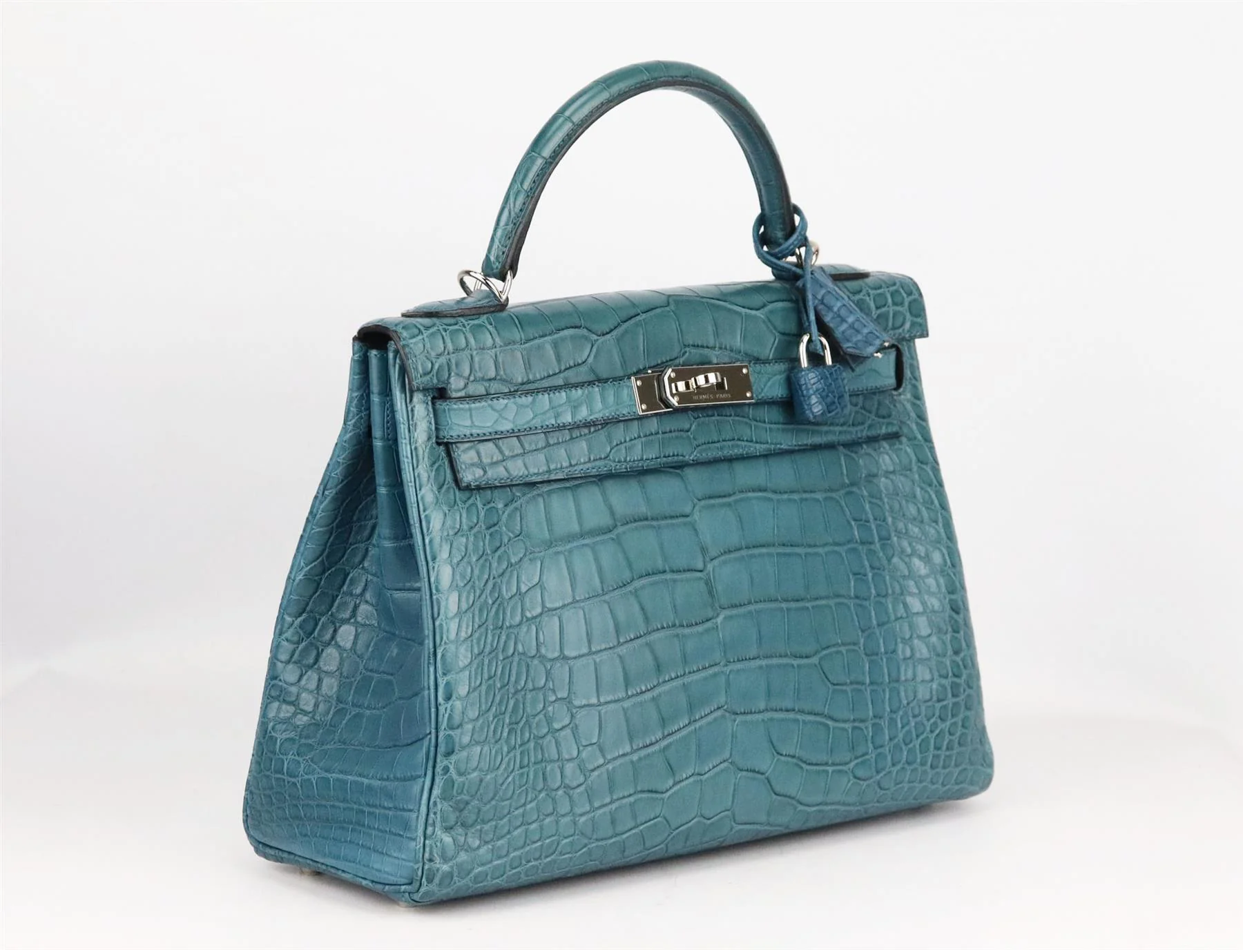 HERMÈS 2015 KELLY 32CM MATTE ALLIGATOR MISSISSIPPIENSIS LEATHER BAG - Image 3