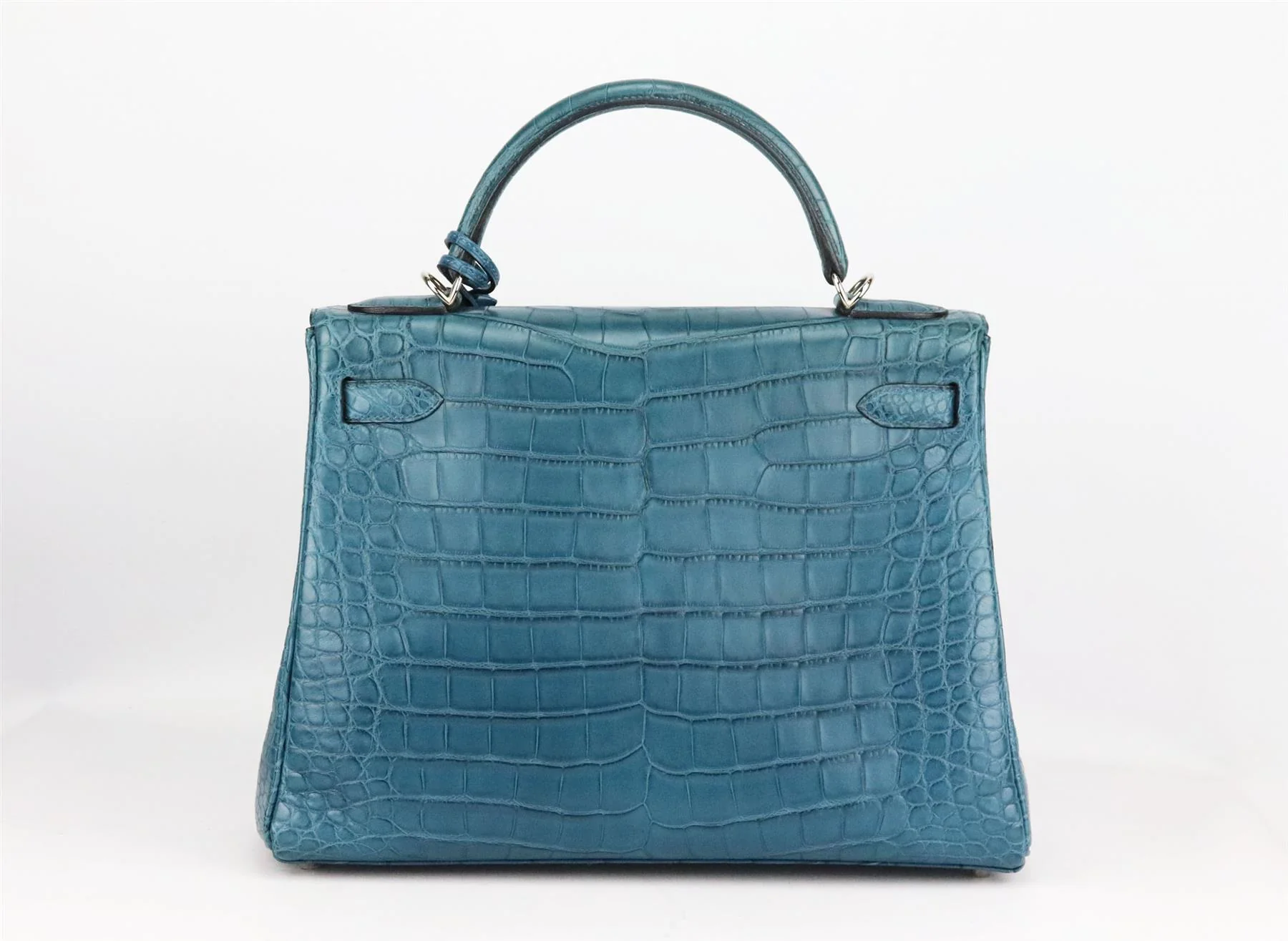 HERMÈS 2015 KELLY 32CM MATTE ALLIGATOR MISSISSIPPIENSIS LEATHER BAG - Image 5