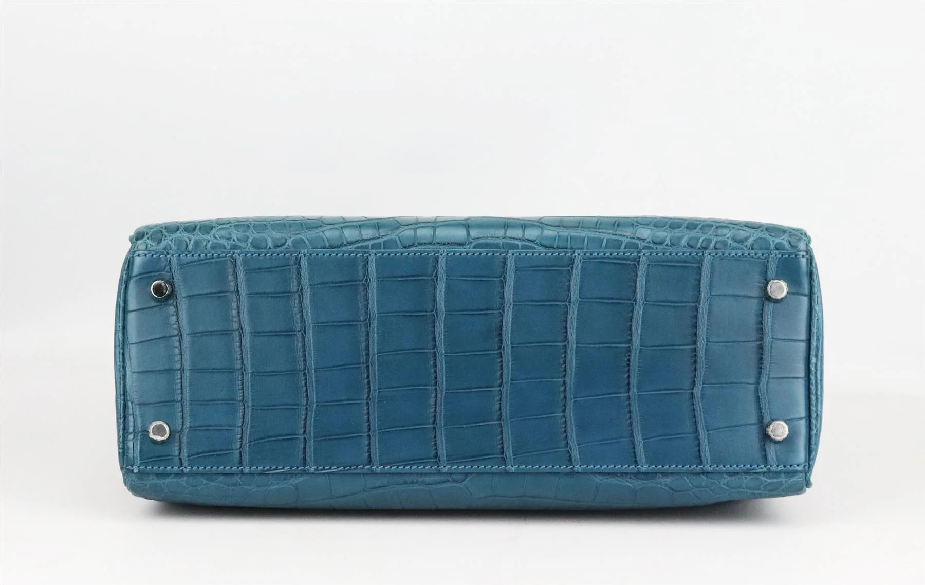 HERMÈS 2015 KELLY 32CM MATTE ALLIGATOR MISSISSIPPIENSIS LEATHER BAG - Image 6