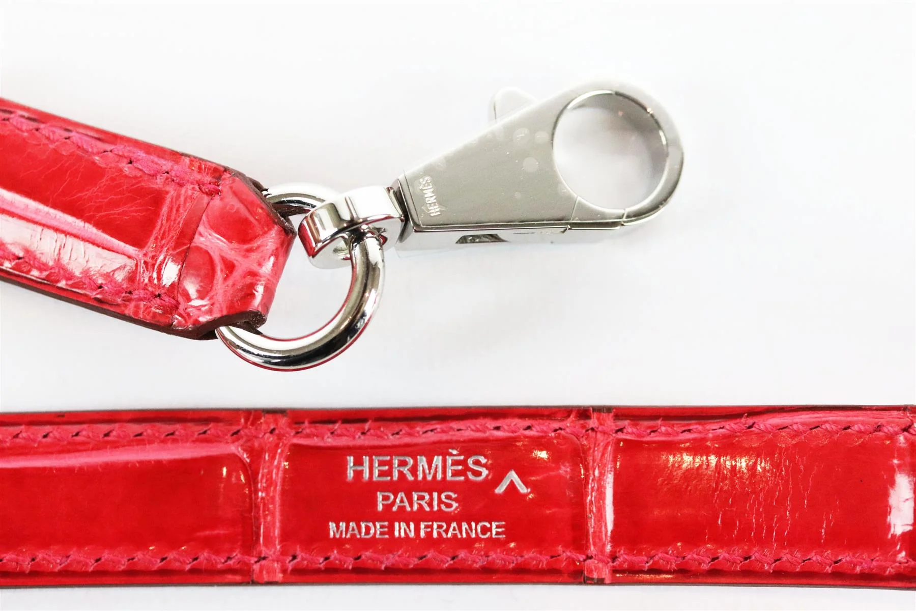 HERMÈS 2015 KELLY SELLIER 32CM POROSUS CROCODILE LEATHER BAG - Image 12