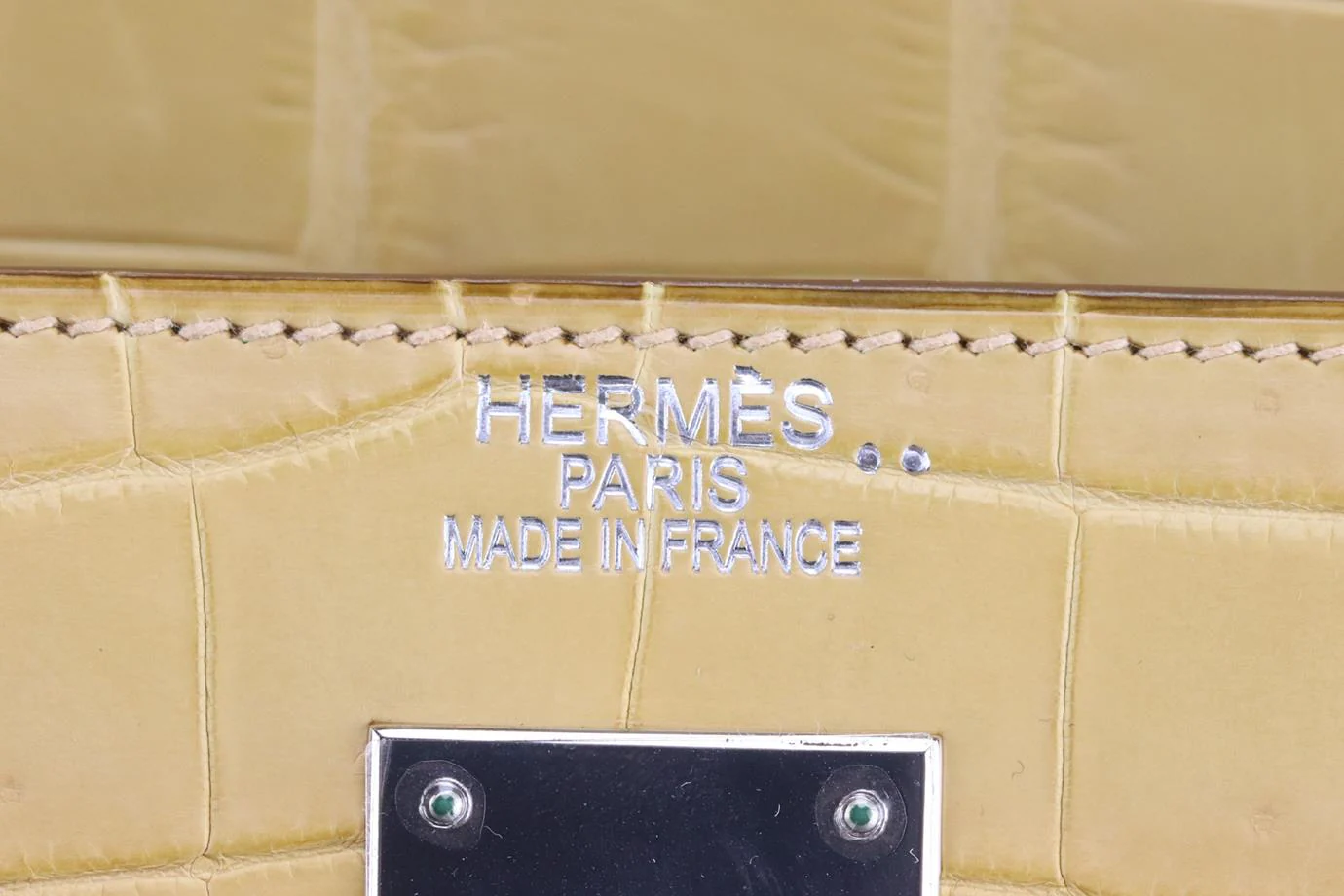 HERMÈS 2016 KELLY RETOURNE 35CM MATTE NILOTICUS CROCODILE LEATHER BAG - Image 11