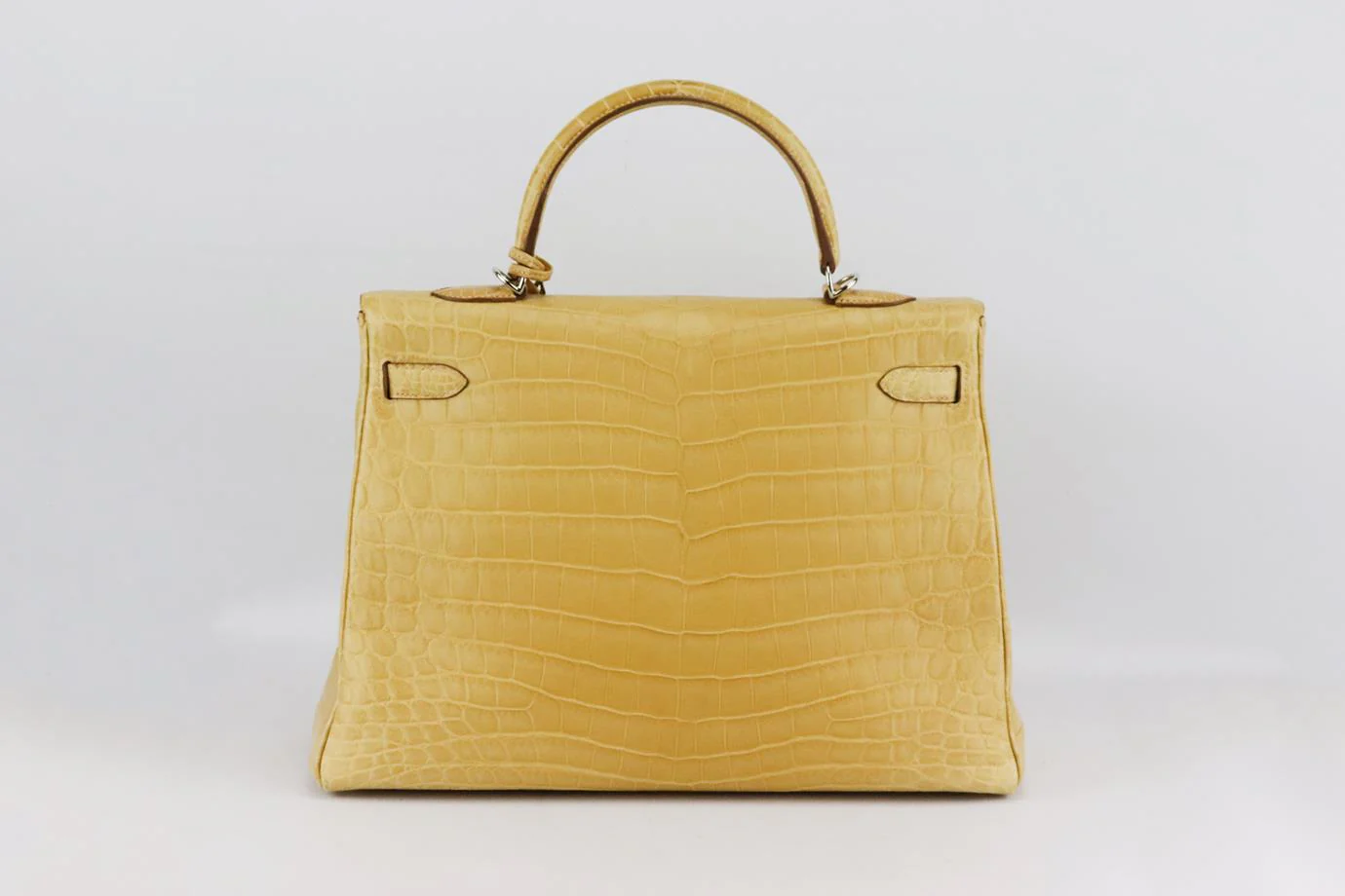 HERMÈS 2016 KELLY RETOURNE 35CM MATTE NILOTICUS CROCODILE LEATHER BAG - Image 4