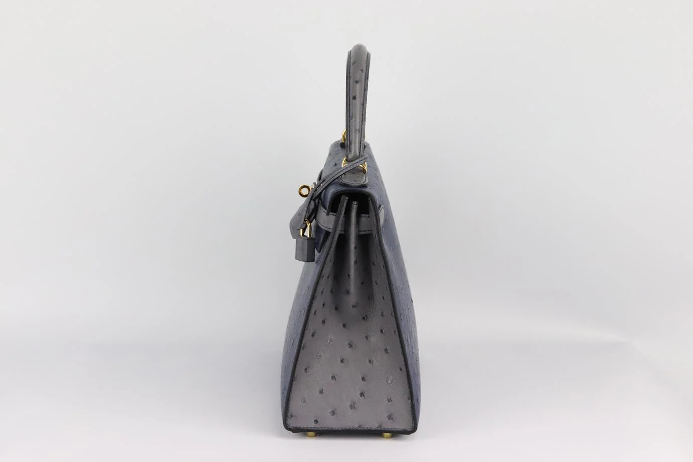 HERMÈS 2017 SPECIAL ORDER KELLY SELLIER 28CM OSTRICH LEATHER BAG - Image 2