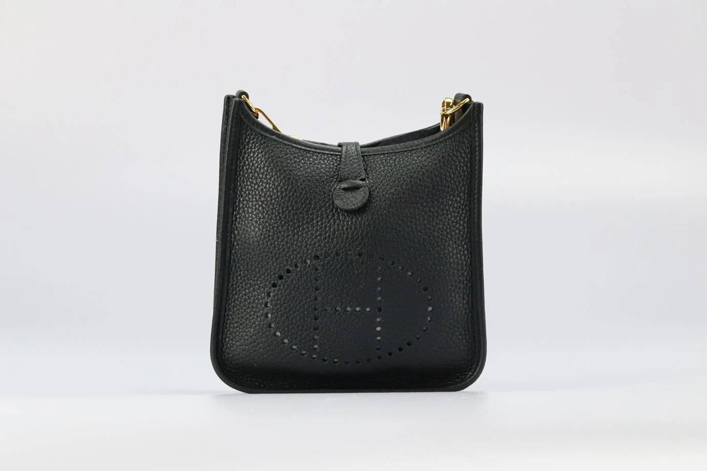 HERMÈS 2020 EVELYNE TMP CLEMENCE LEATHER SHOULDER BAG - Image 7