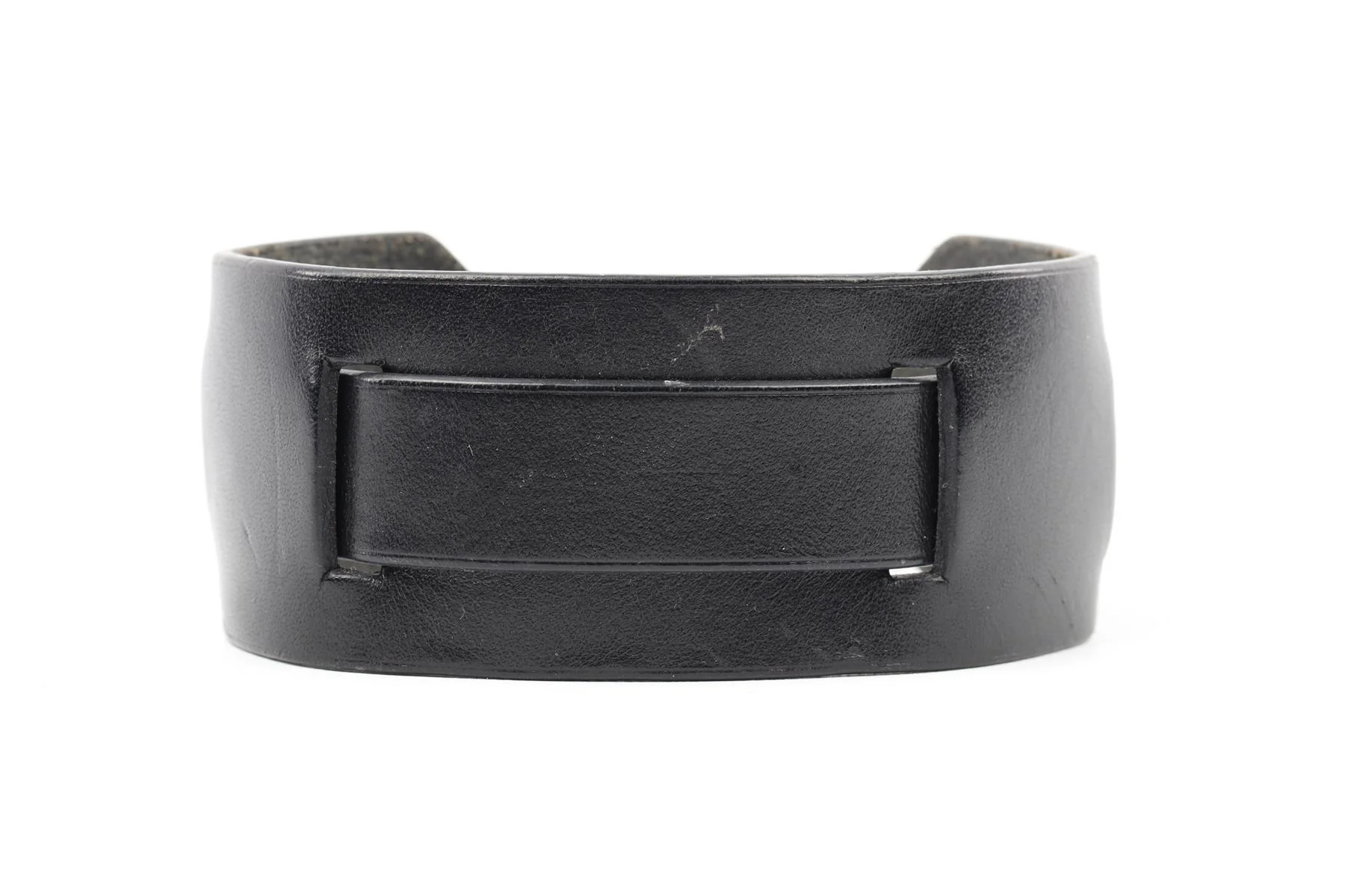 HERMÈS BLACK 2013 LEATHER BRACELET - Image 8