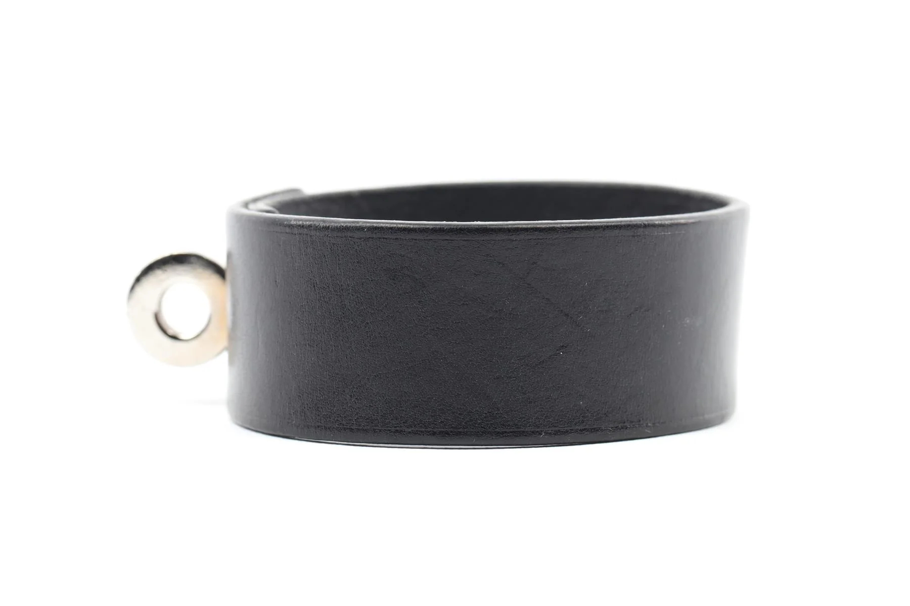 HERMÈS BLACK 2014 HIP HOP LEATHER BRACELET - Image 5