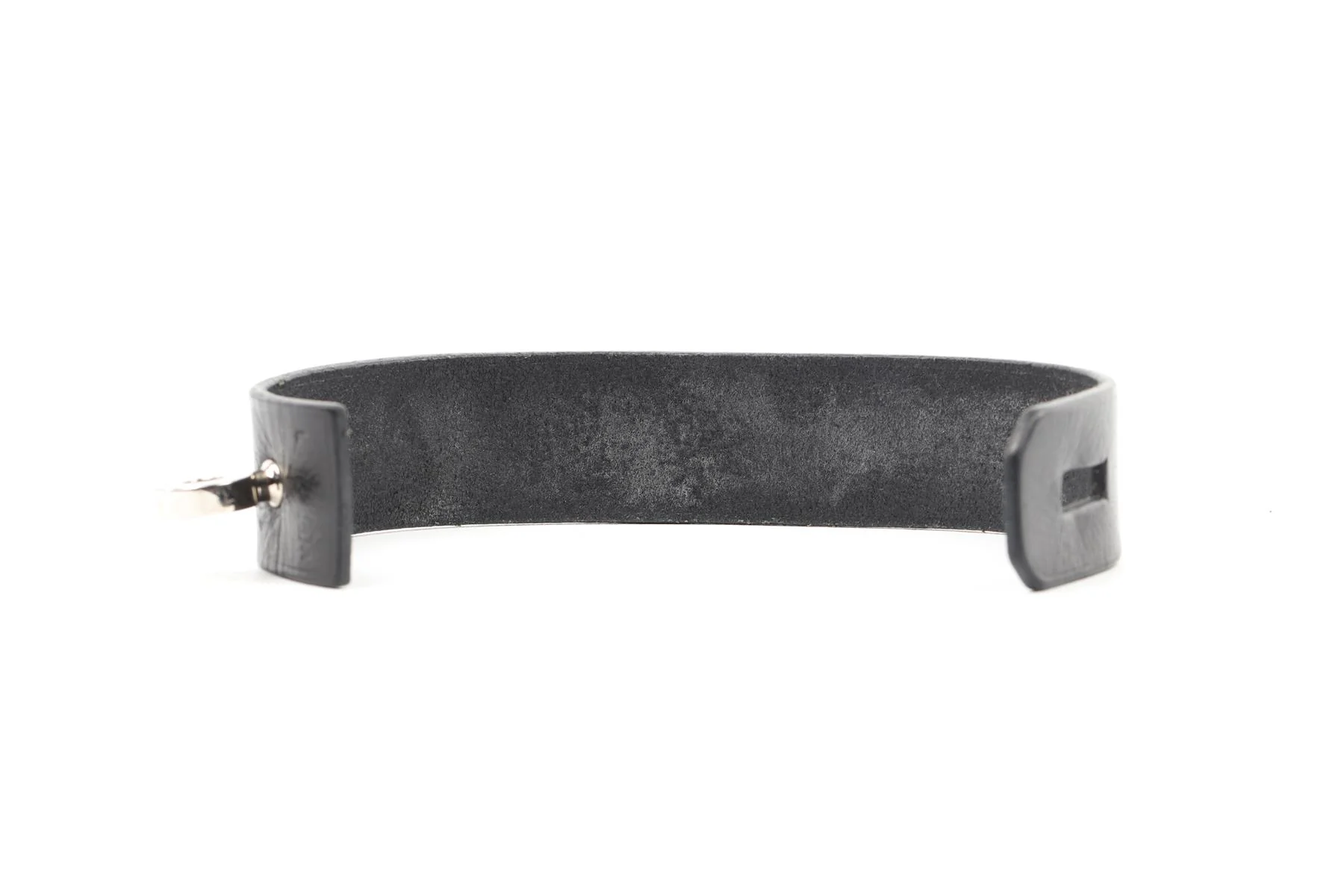 HERMÈS BLACK 2014 HIP HOP LEATHER BRACELET - Image 6