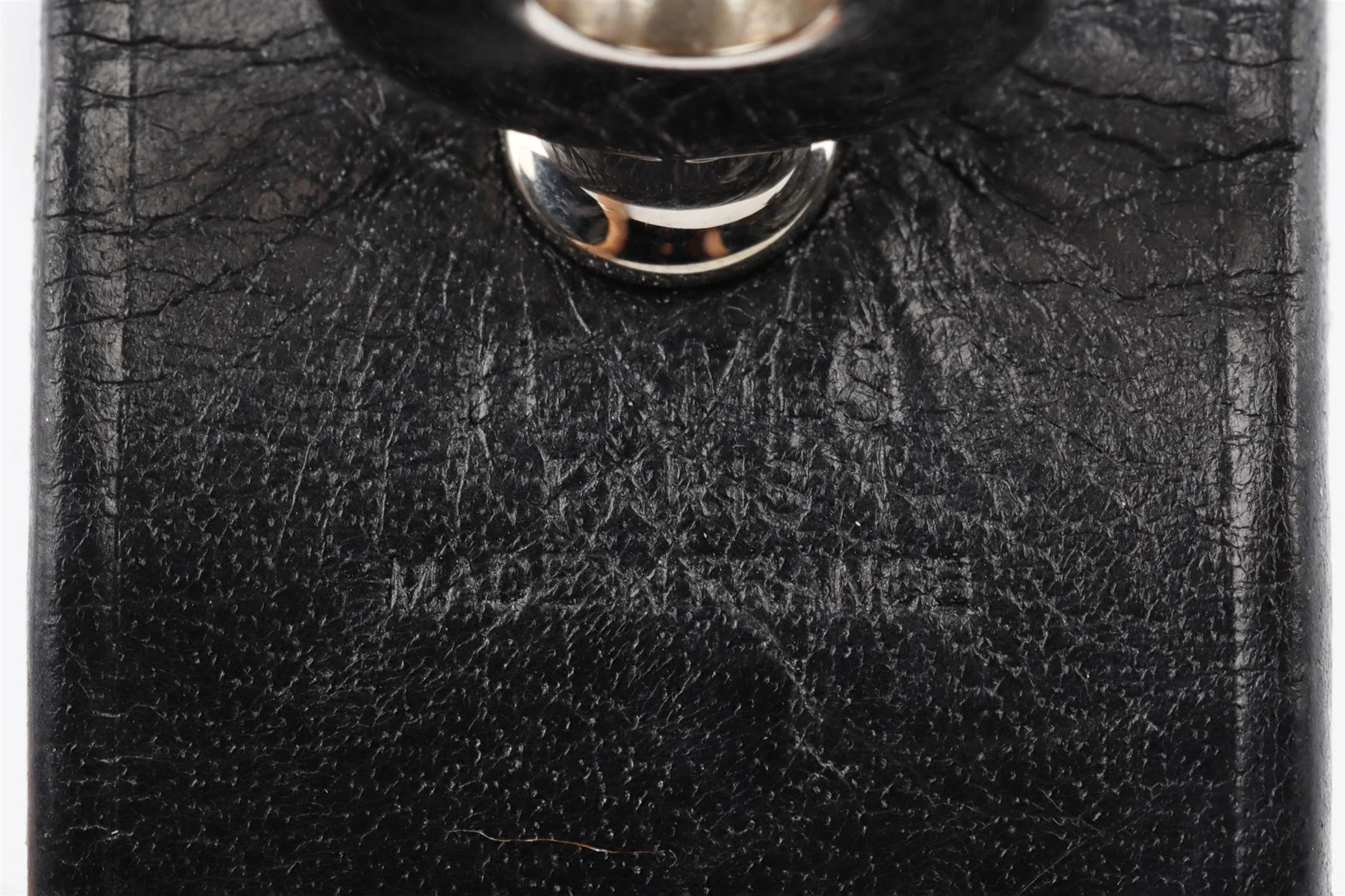 HERMÈS BLACK 2014 HIP HOP LEATHER BRACELET - Image 9