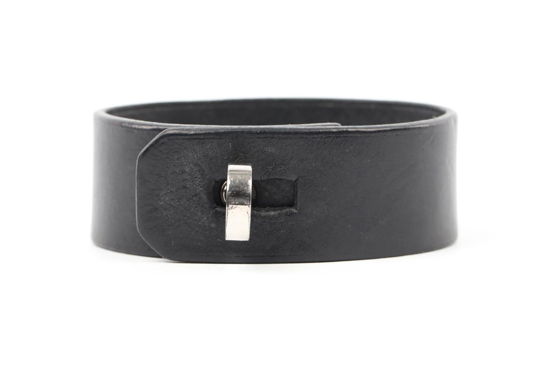 HERMÈS BLACK 2014 HIP HOP LEATHER BRACELET - Image 2