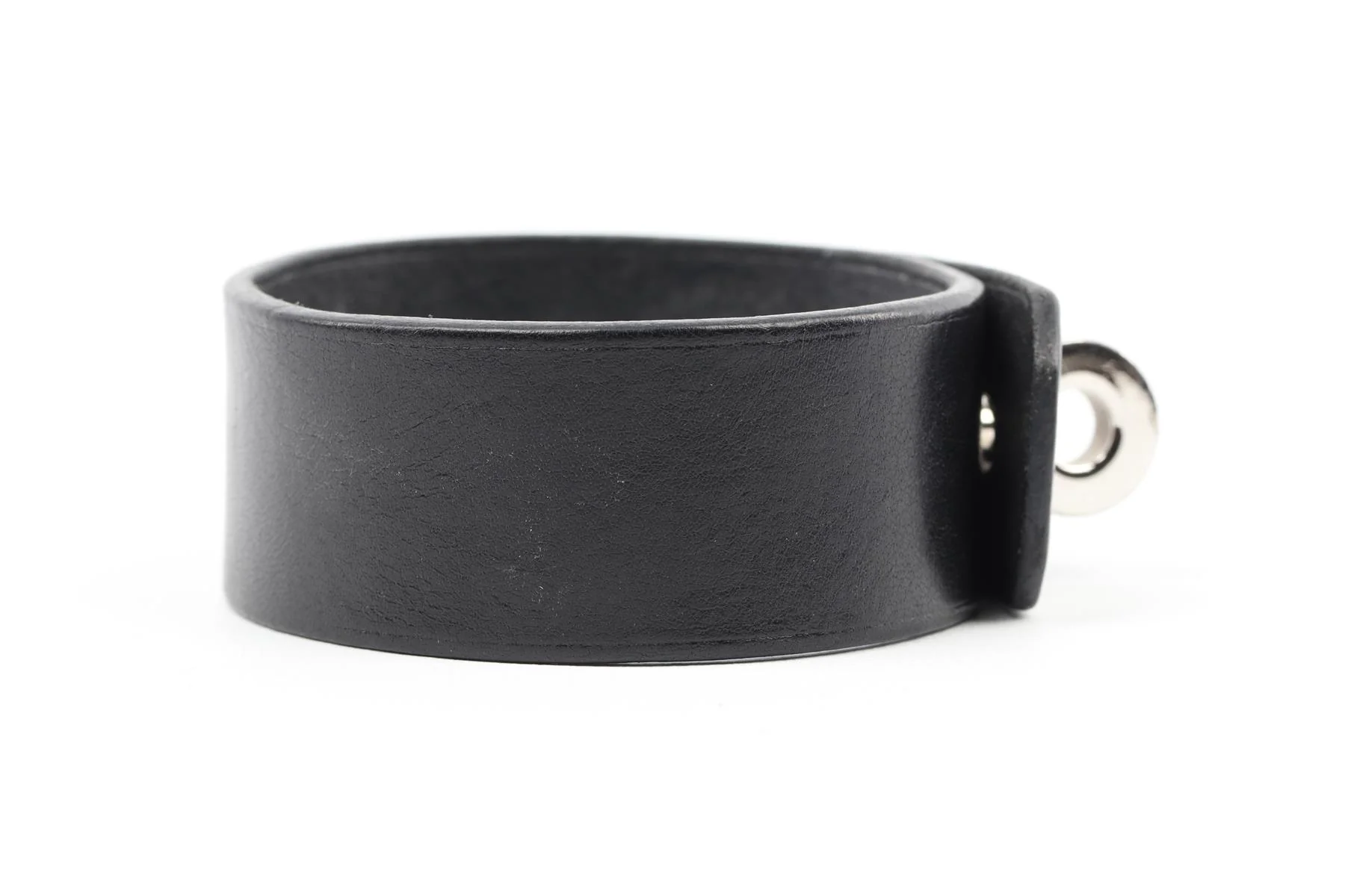 HERMÈS BLACK 2014 HIP HOP LEATHER BRACELET - Image 5