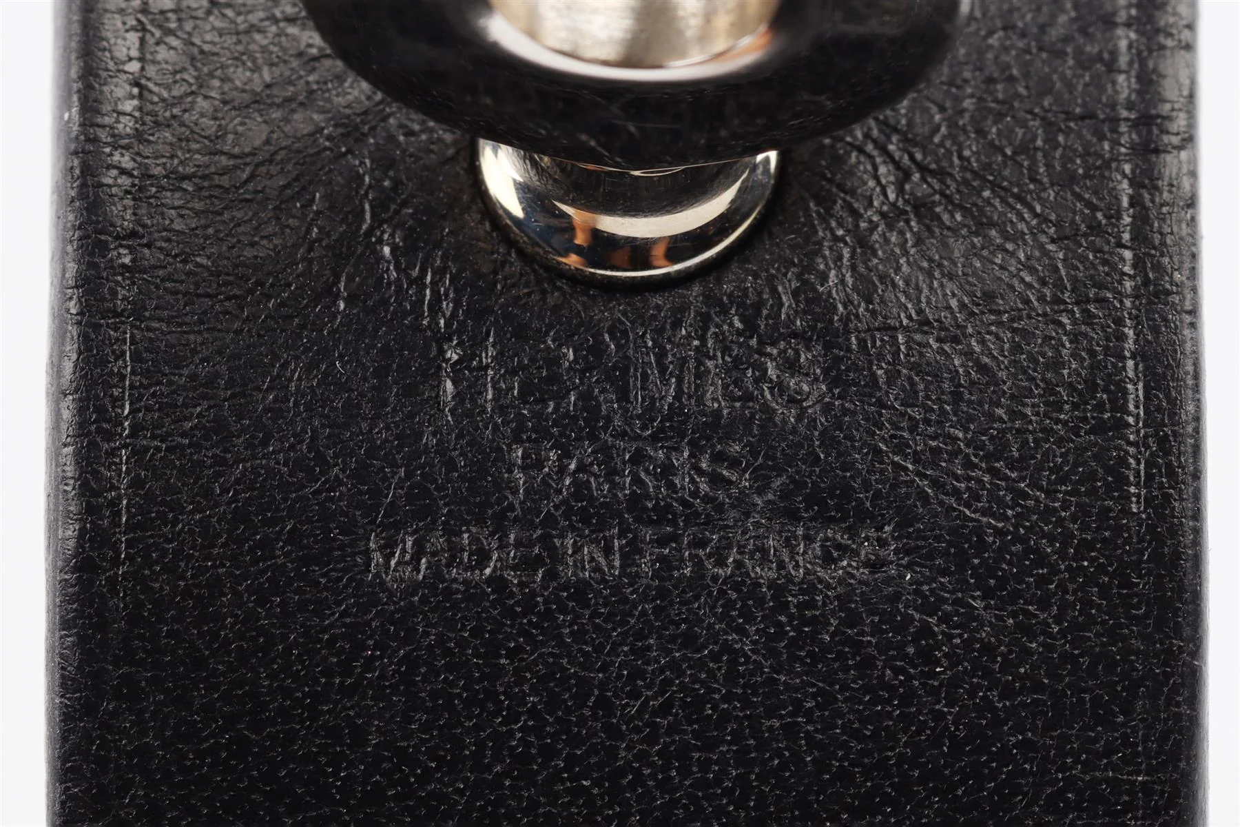 HERMÈS BLACK 2014 HIP HOP LEATHER BRACELET - Image 9