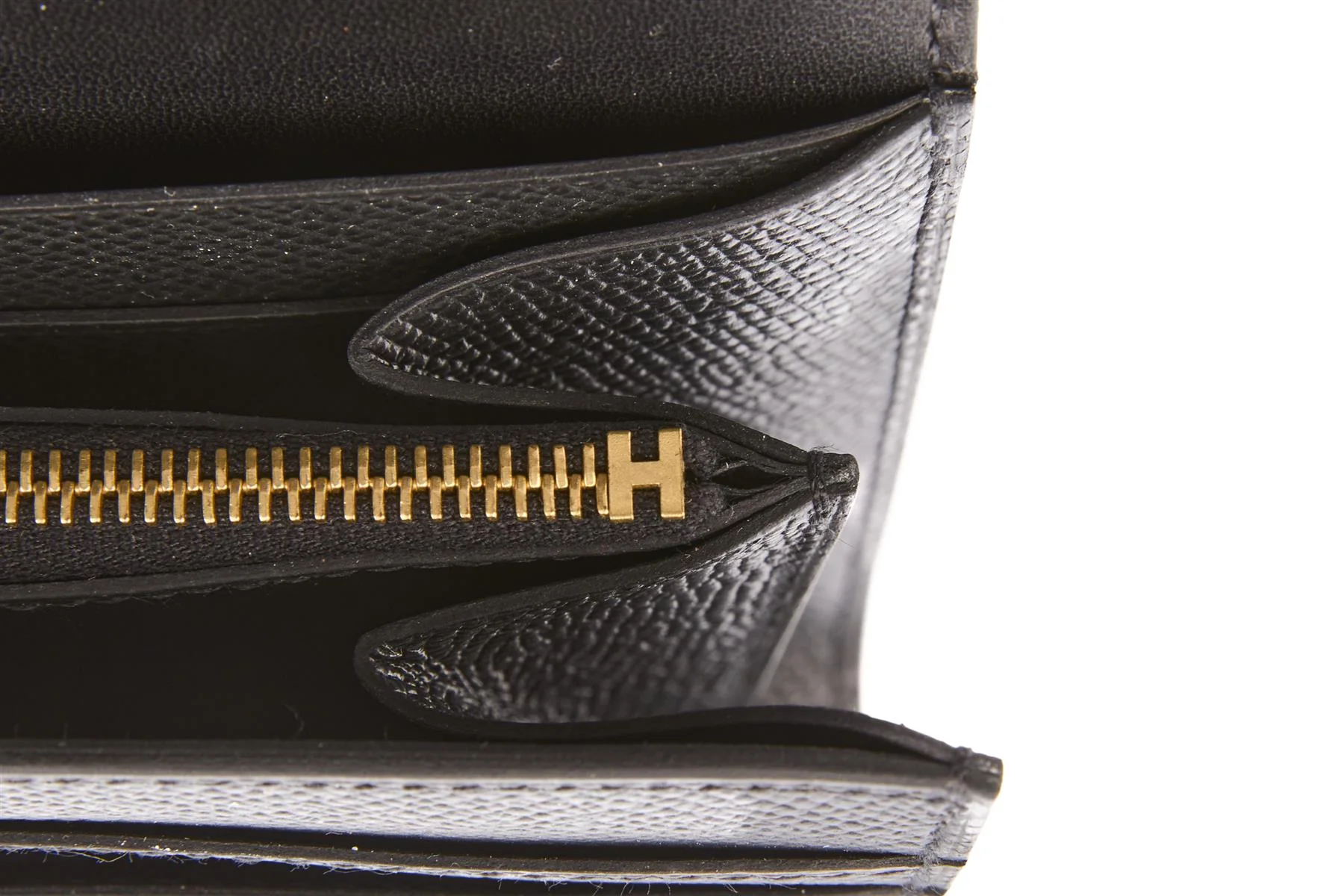 HERMÈS BLACK 2020 CONSTANCE COMPACT EPSOM LEATHER WALLET - Image 11