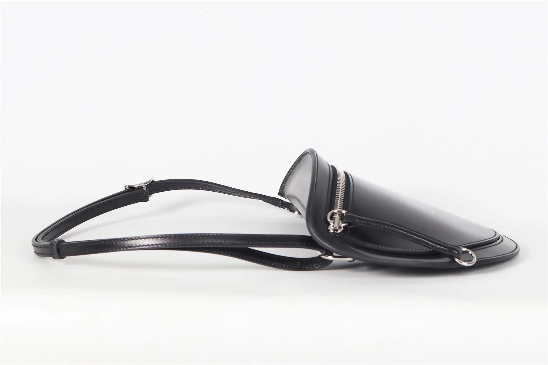 HERMÈS BLACK 2024 PETITE COURSE BOX LEATHER SHOULDER BAG IN NOIR - Image 4