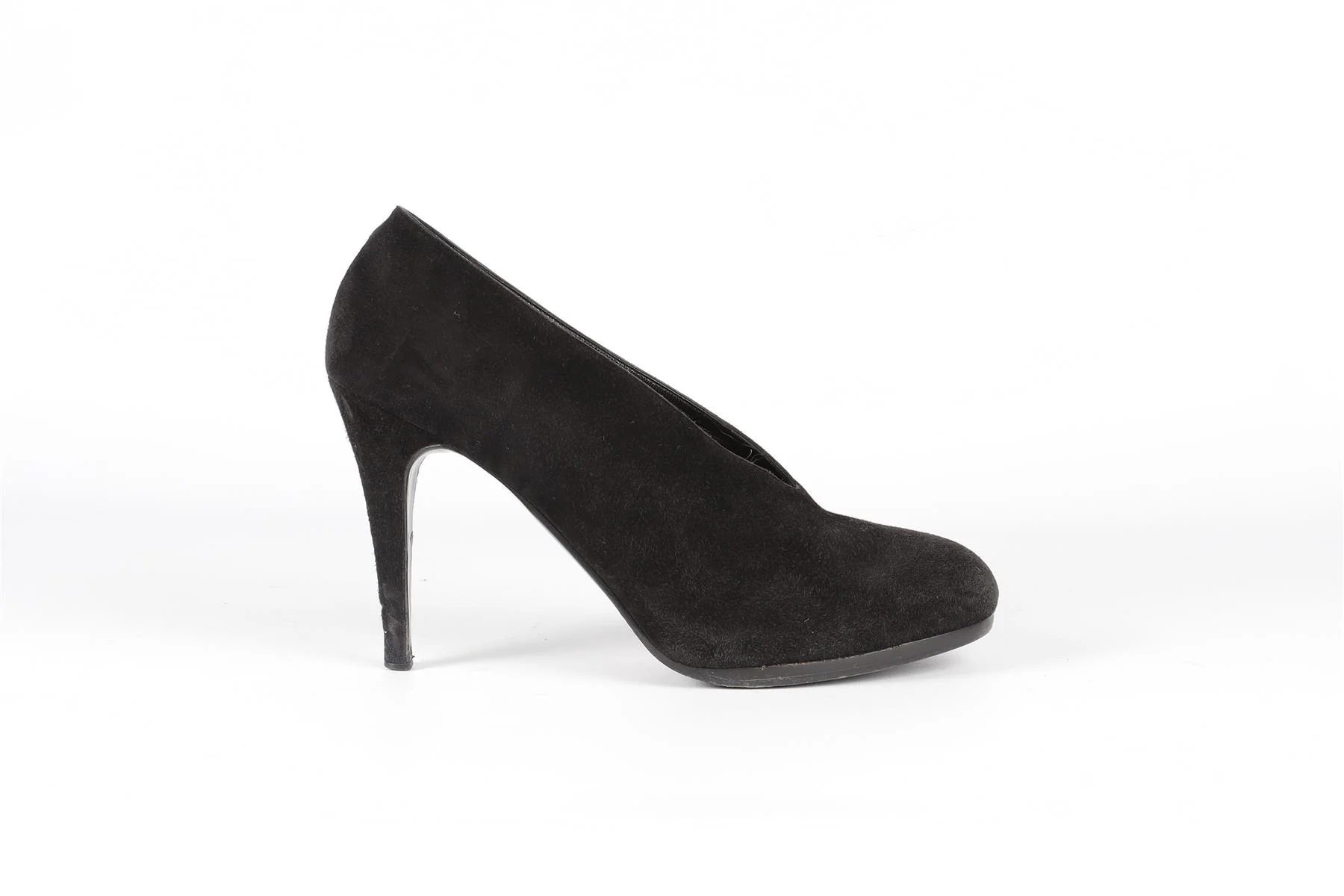 HERMÈS BLACK SUEDE PUMPS EU 38 UK 5 US 8 - Image 2