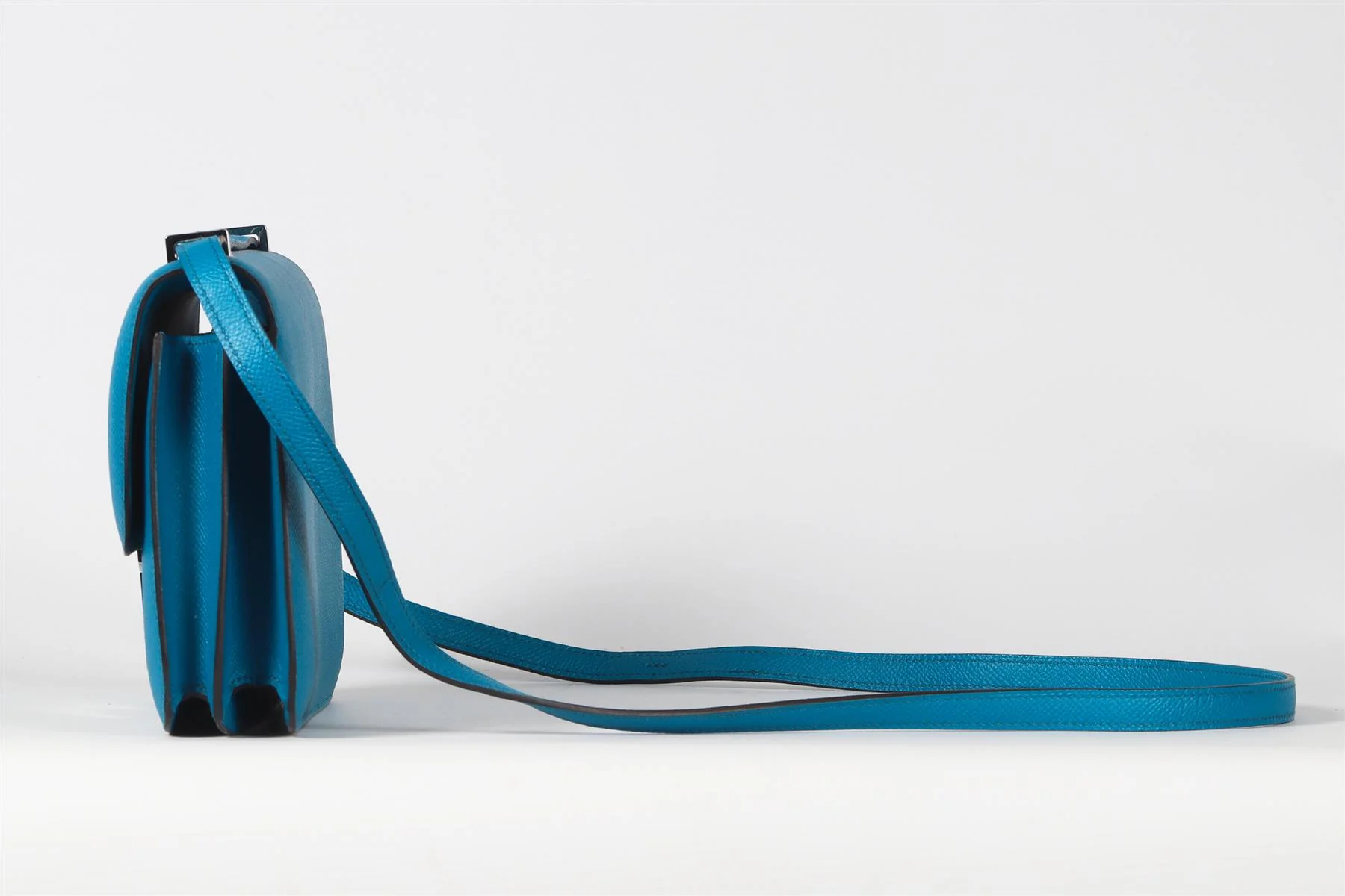 HERMÈS BLUE 2014 CONSTANCE ELAN EPSOM LEATHER SHOULDER BAG - Image 6