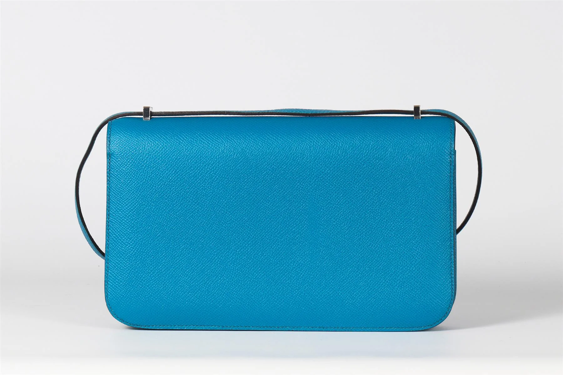 HERMÈS BLUE 2014 CONSTANCE ELAN EPSOM LEATHER SHOULDER BAG - Image 7