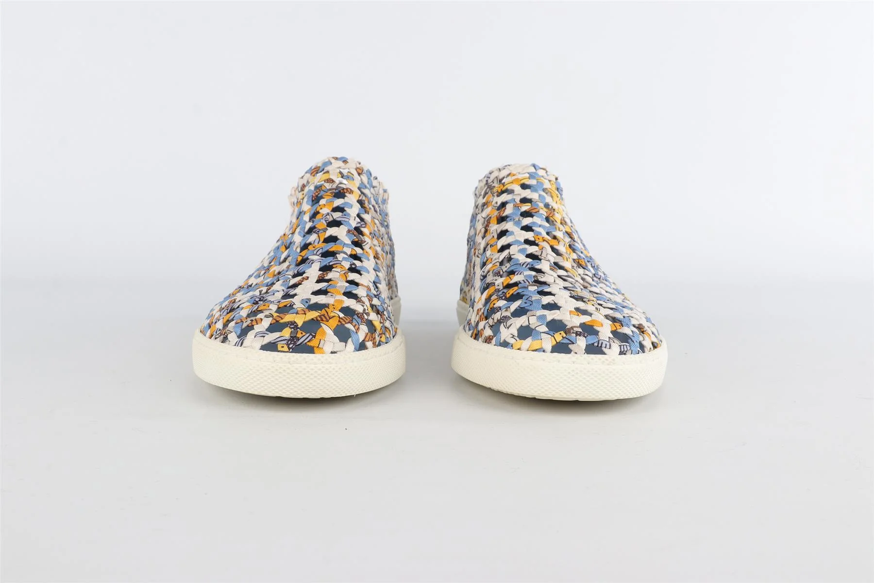 HERMÈS BLUE OXYGENE CLOTH SNEAKERS EU 38 UK 5 US 8 - Image 3