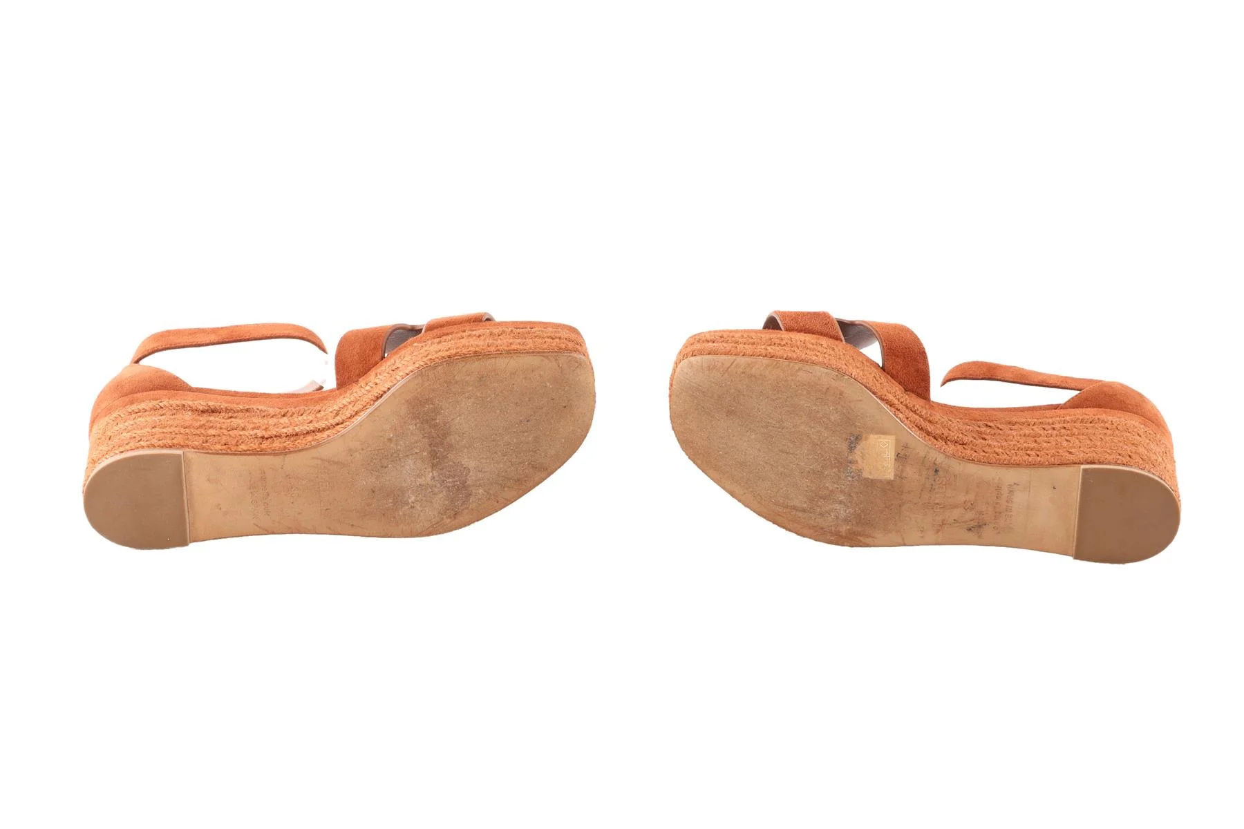 HERMÈS BROWN ELDA SUEDE ESPADRILLE WEDGES EU 36 UK 3 US 6 - Image 6