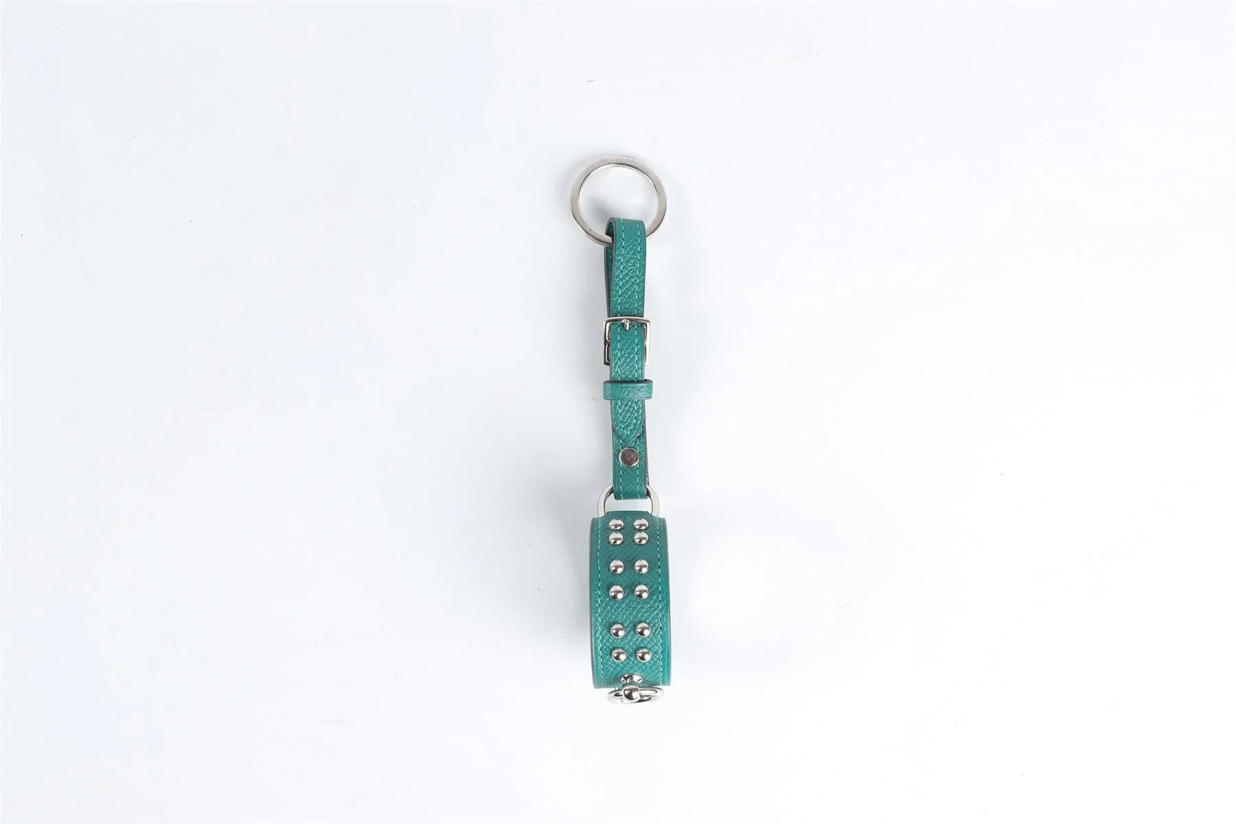 HERMÈS GREEN 2017 COLLIER DE CHIEN EPSOM LEATHER KEYCHAIN - Image 2