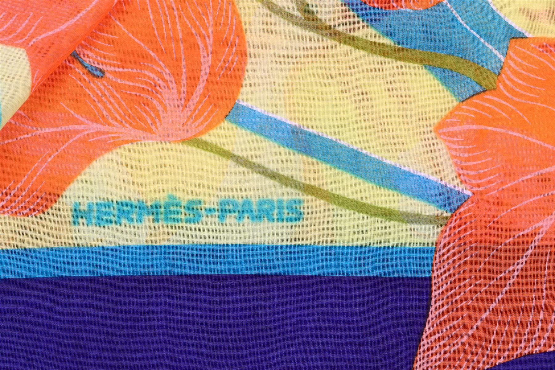 HERMÈS MULTI COTTON SCARF ONE SIZE - Image 6