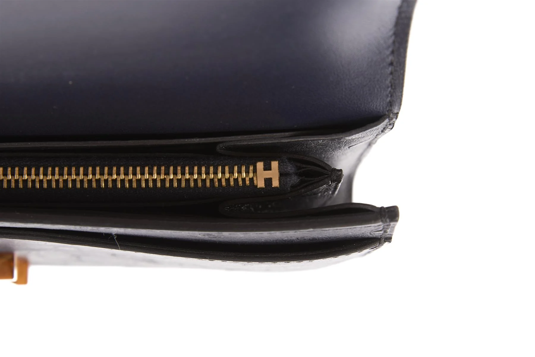 HERMÈS NAVY 2018 CONSTANCE LONG OSTRICH WALLET IN BLEU INDIGO - Image 11