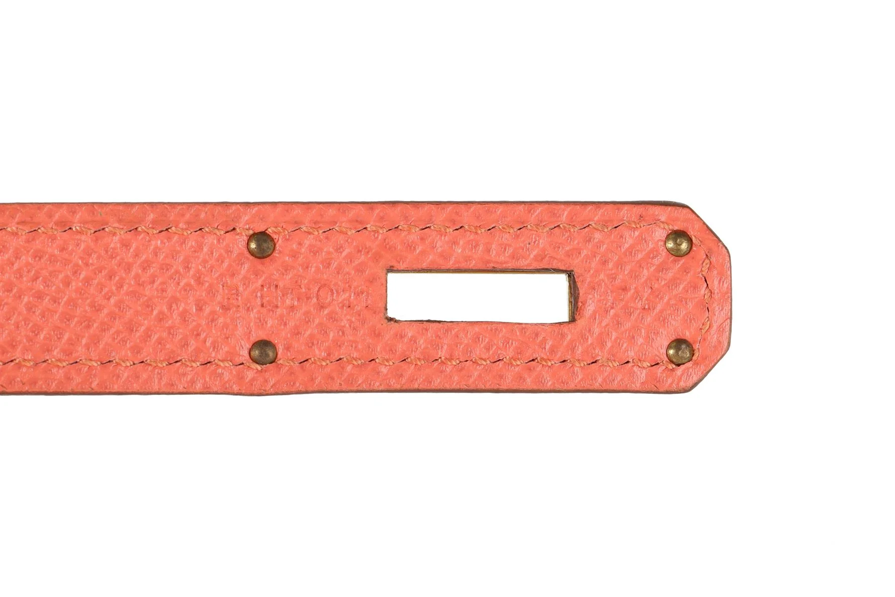 HERMÈS PINK 2014 KELLY SELLIER 28 CM EPSOM LEATHER BAG IN FLAMINGO - Image 10
