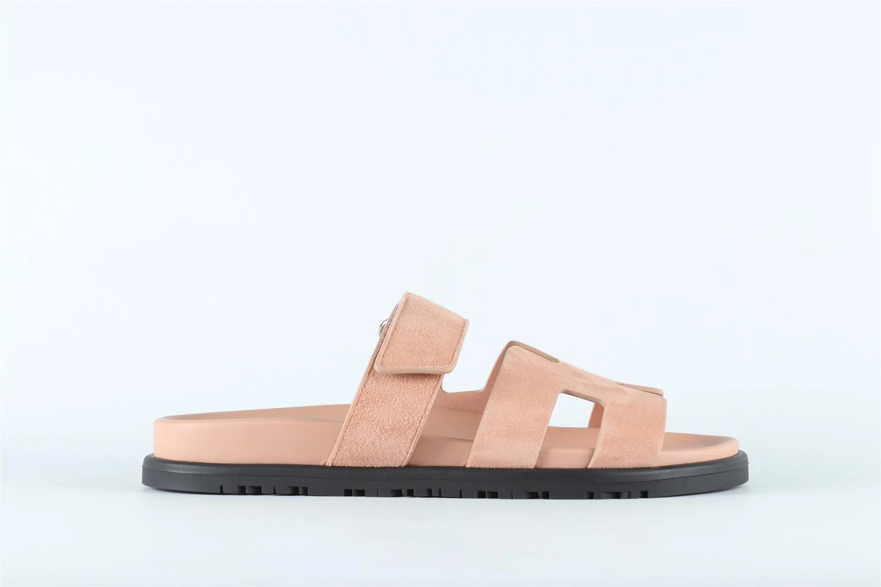 HERMÈS PINK CHYPRE SUEDE SANDALS EU 36 UK 3 US 6 - Image 2