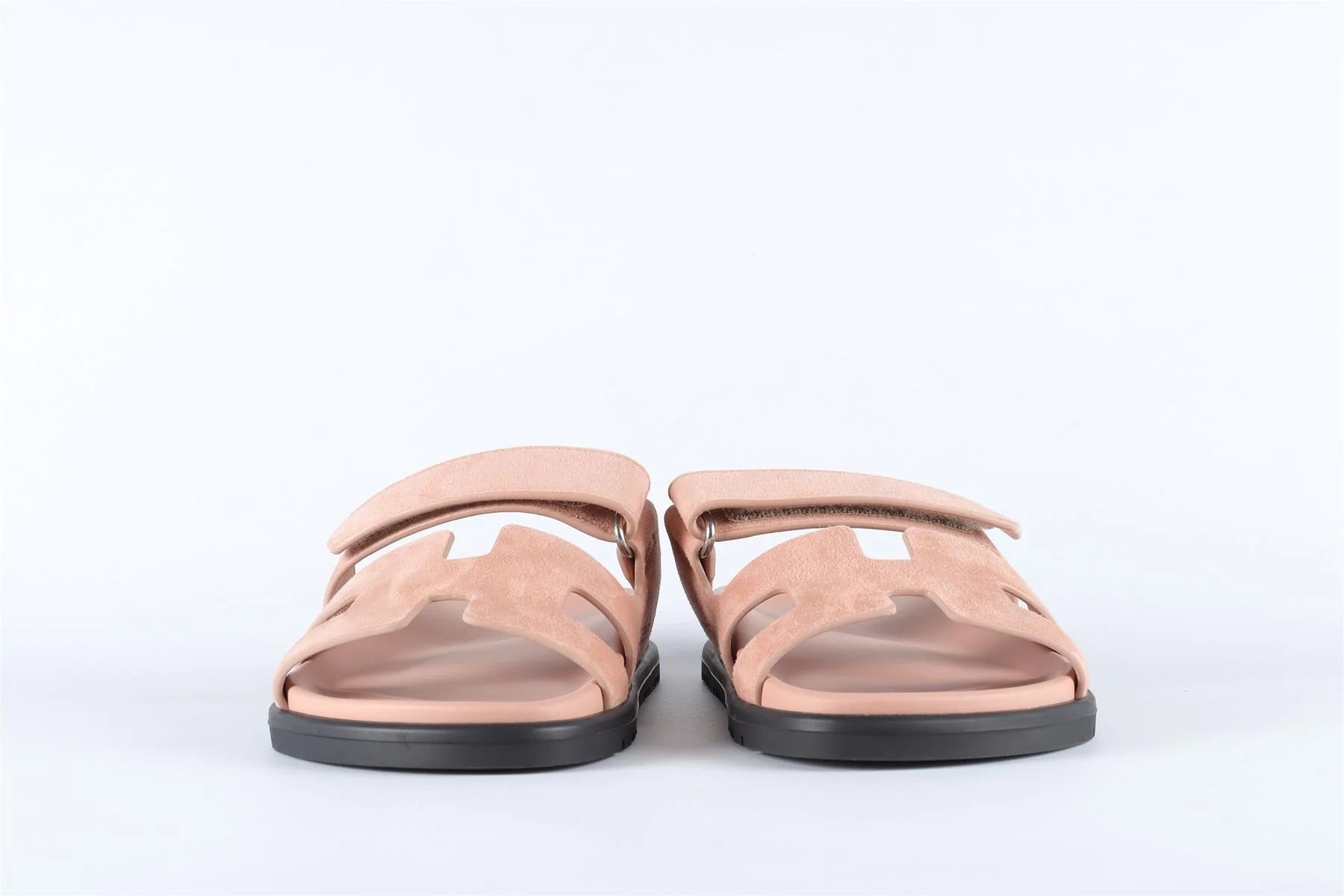 HERMÈS PINK CHYPRE SUEDE SANDALS EU 36 UK 3 US 6 - Image 3
