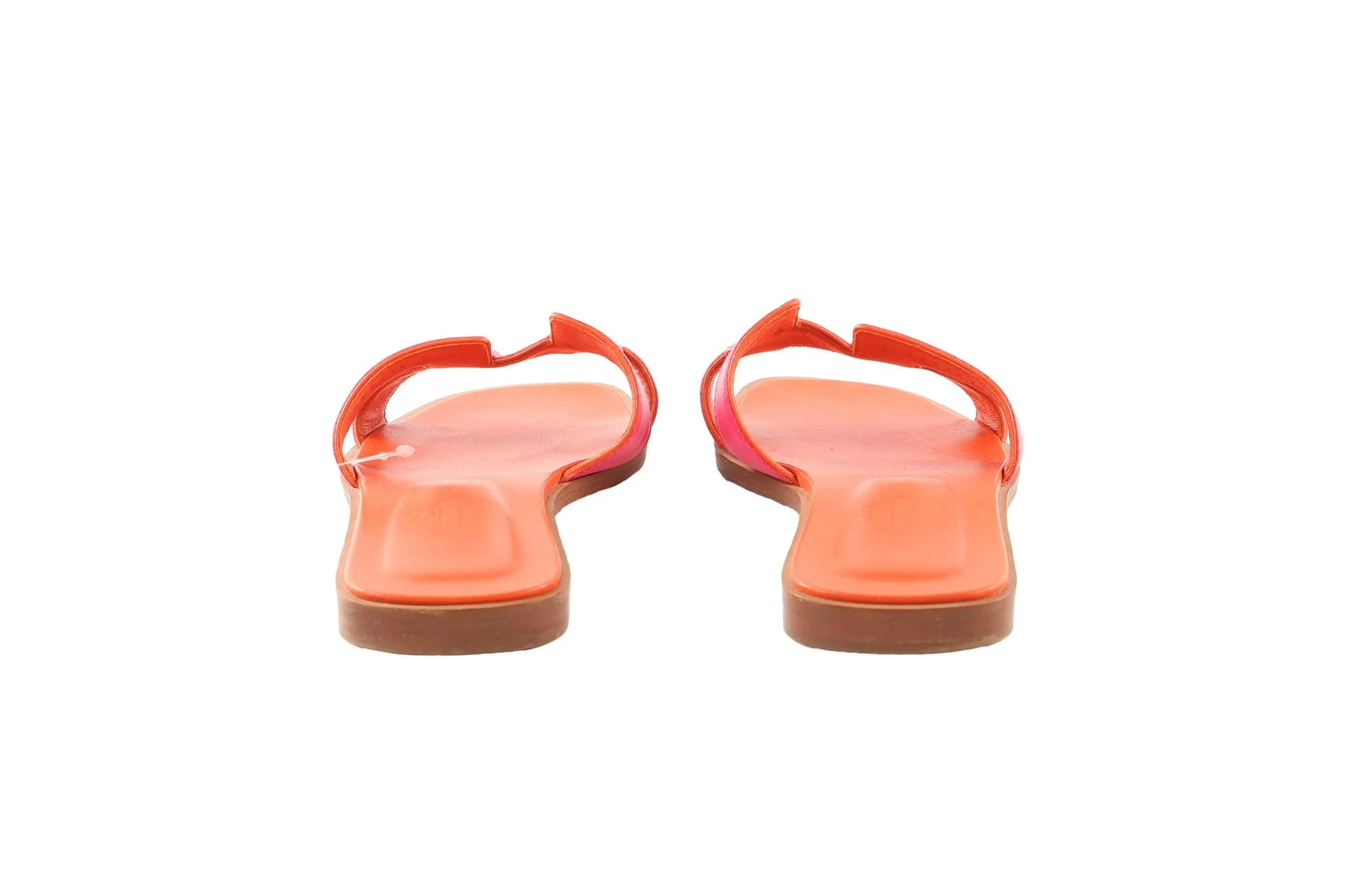 HERMÈS PINK ORAN LEATHER SANDALS EU 36 UK 3 US 6 - Image 5