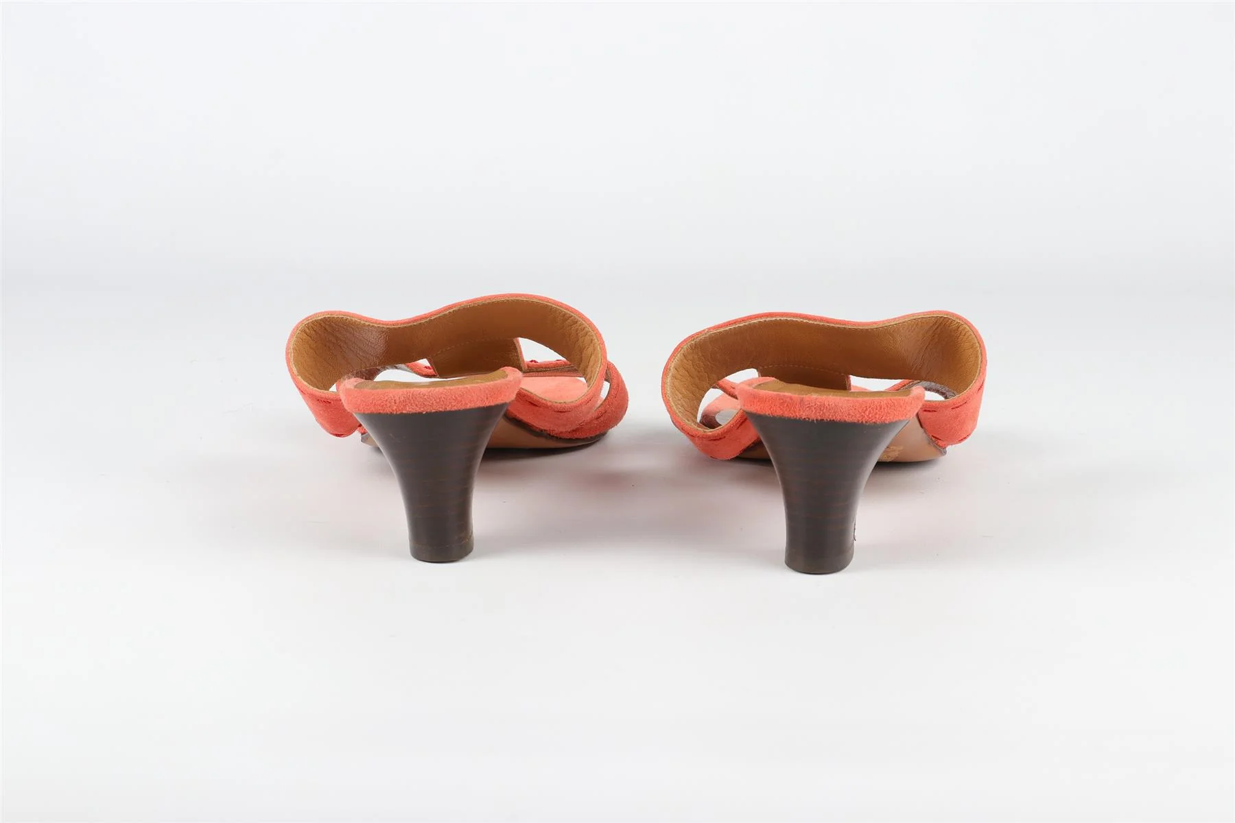 HERMÈS PINK VINTAGE SUEDE SANDALS EU 38 UK 5 US 8 - Image 5