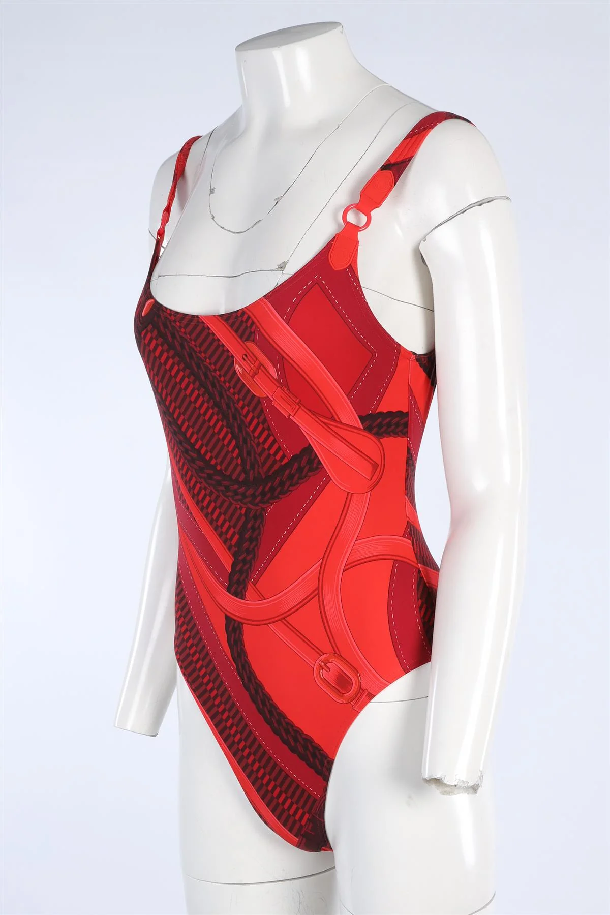 HERMÈS RED SWIMSUIT FR 42 UK 14 - Image 3