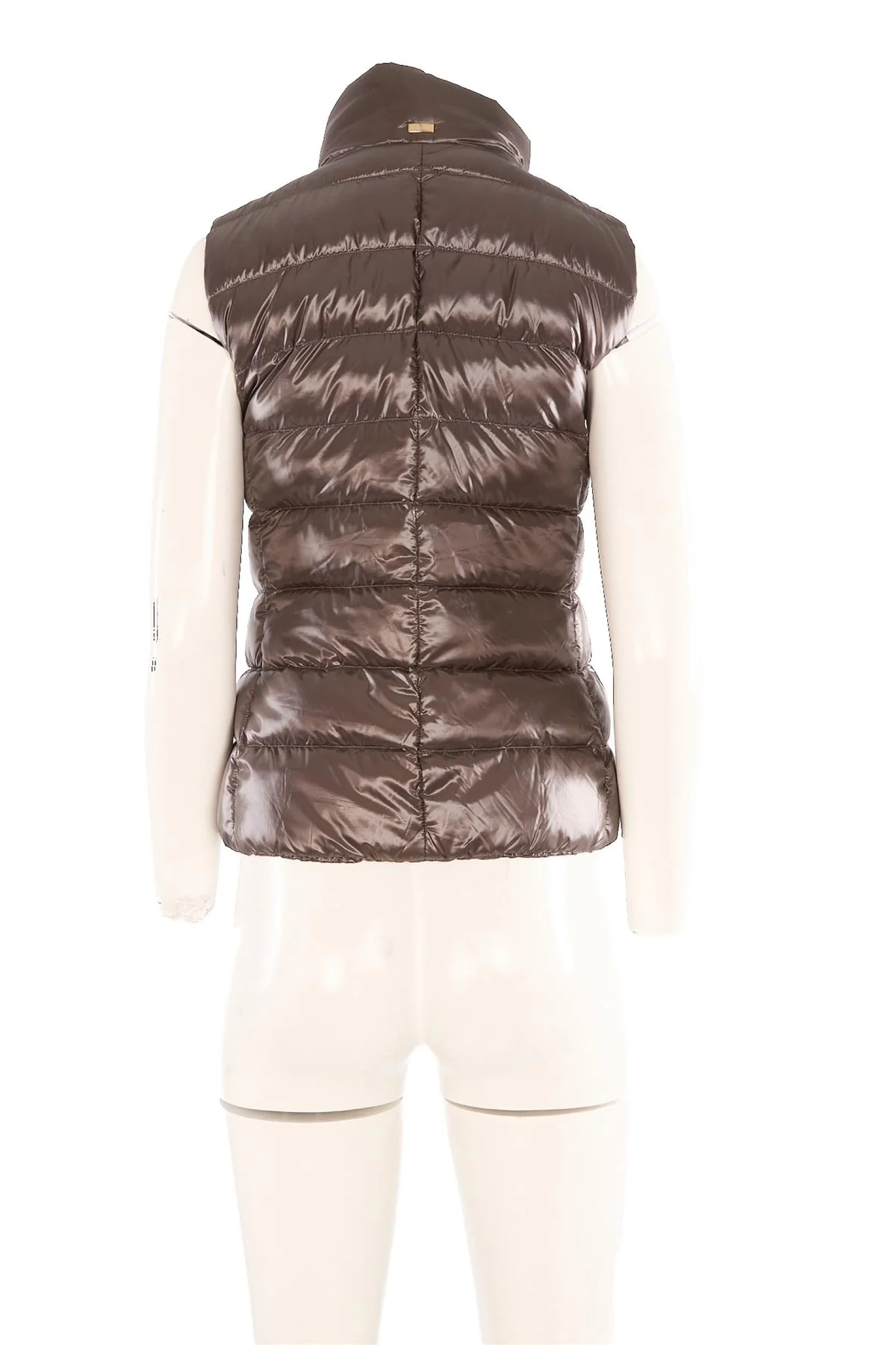 HERNO GREY PADDED DOWN GILET MEDIUM - Image 4