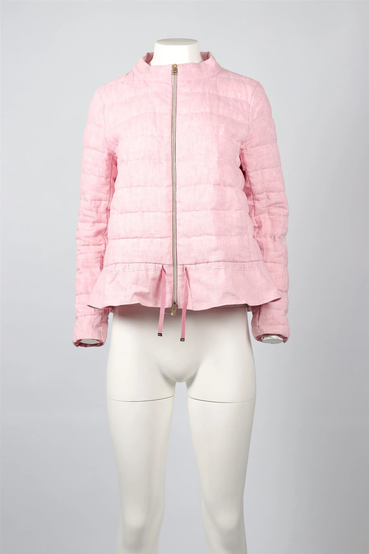 HERNO PINK PADDED DOWN JACKET LARGE - Image 2