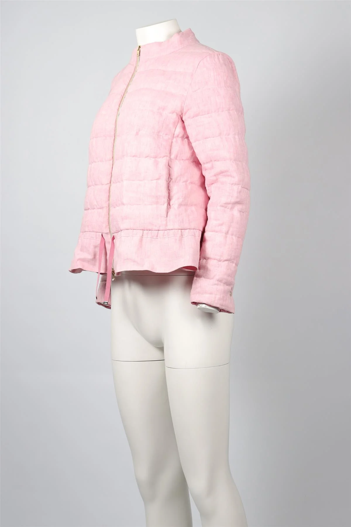 HERNO PINK PADDED DOWN JACKET LARGE - Image 3