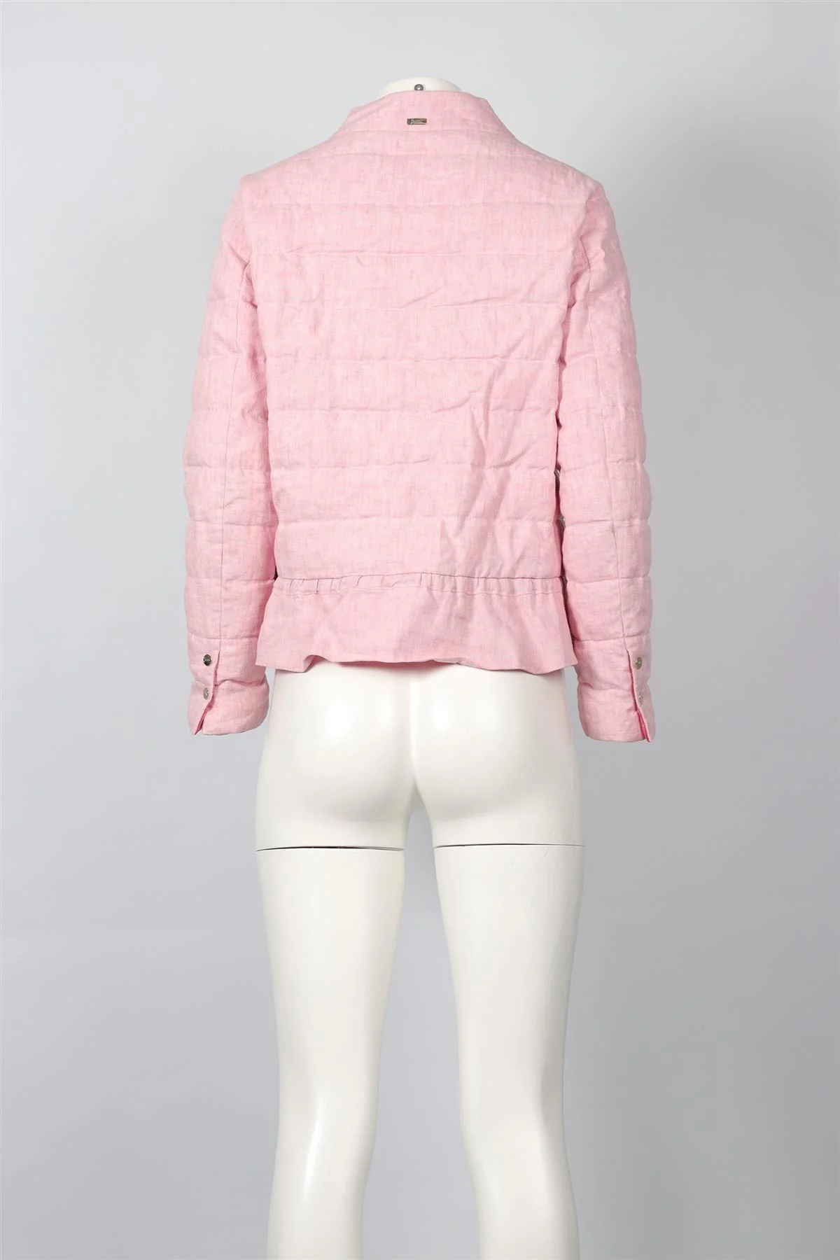 HERNO PINK PADDED DOWN JACKET LARGE - Image 4