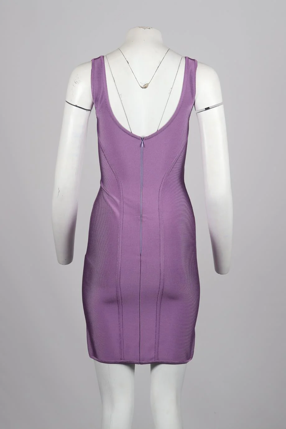 HERVÉ L. LEROUX STRETCH KNIT MINI DRESS FR 40 UK 12 - Image 4