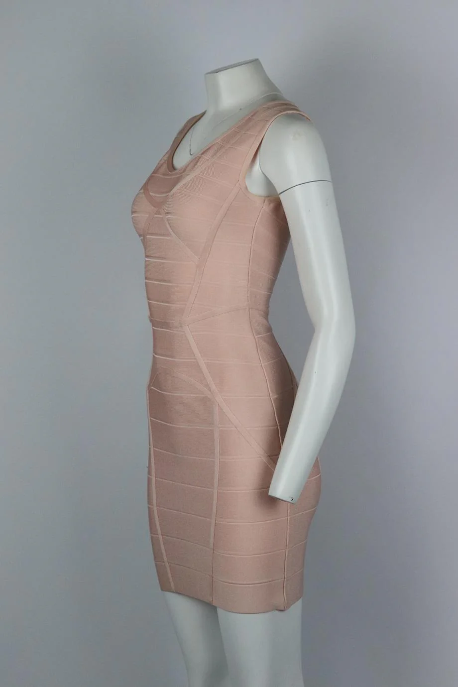 HERVE LEGER BANDAGE MINI DRESS SMALL - Image 3