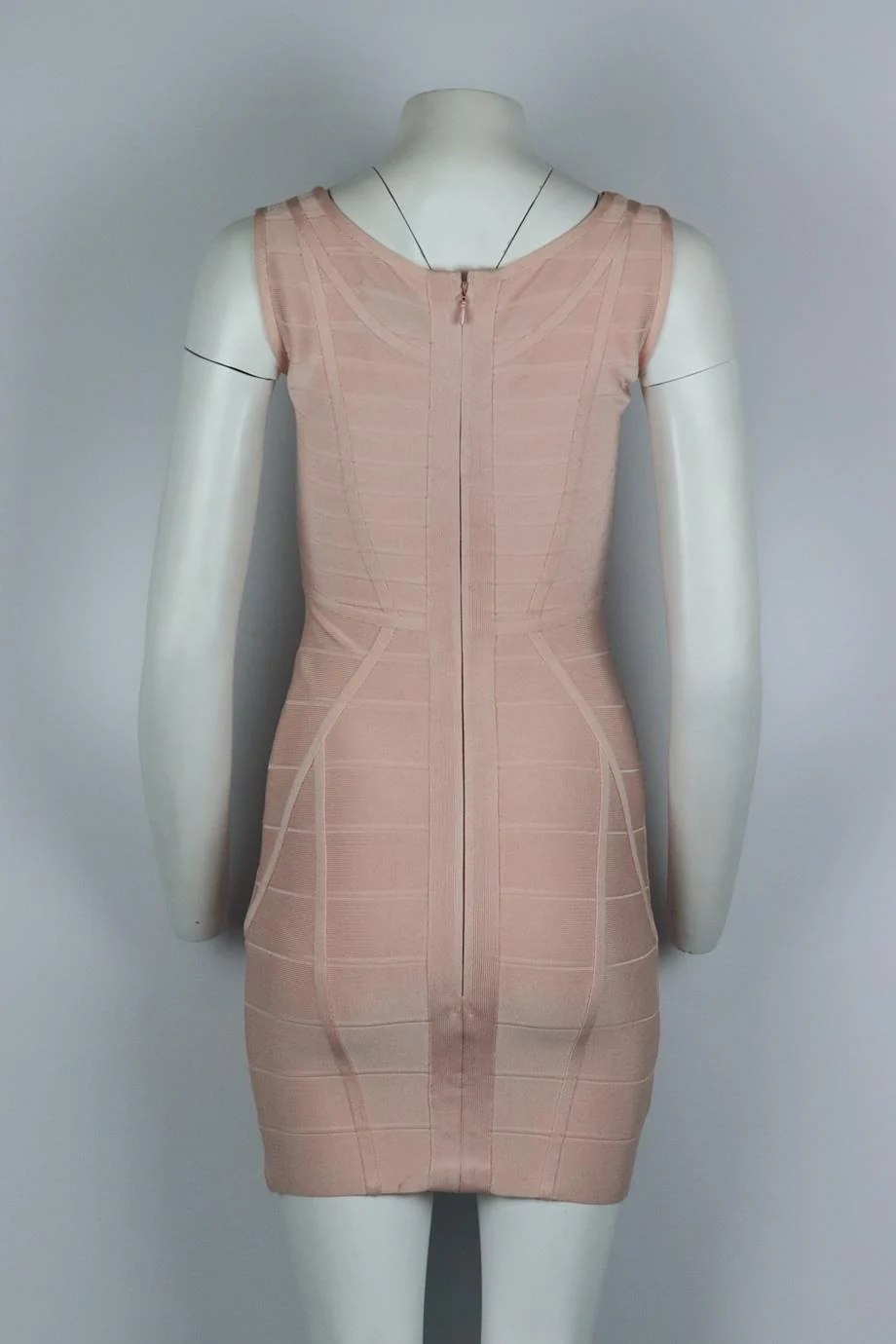 HERVE LEGER BANDAGE MINI DRESS SMALL - Image 4