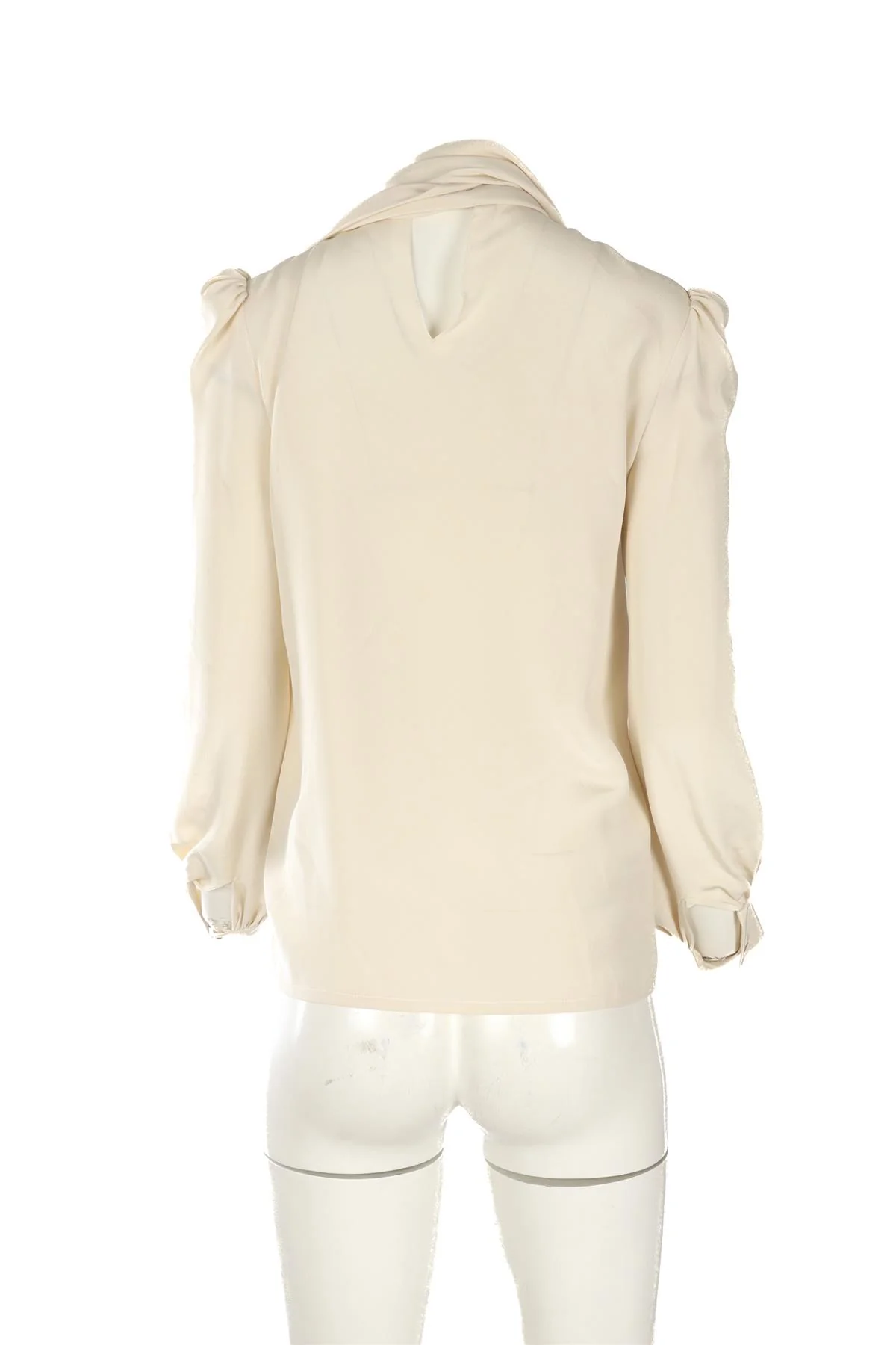 HILLIER BARTLEY CREAM SILK TOP UK 8 - Image 4