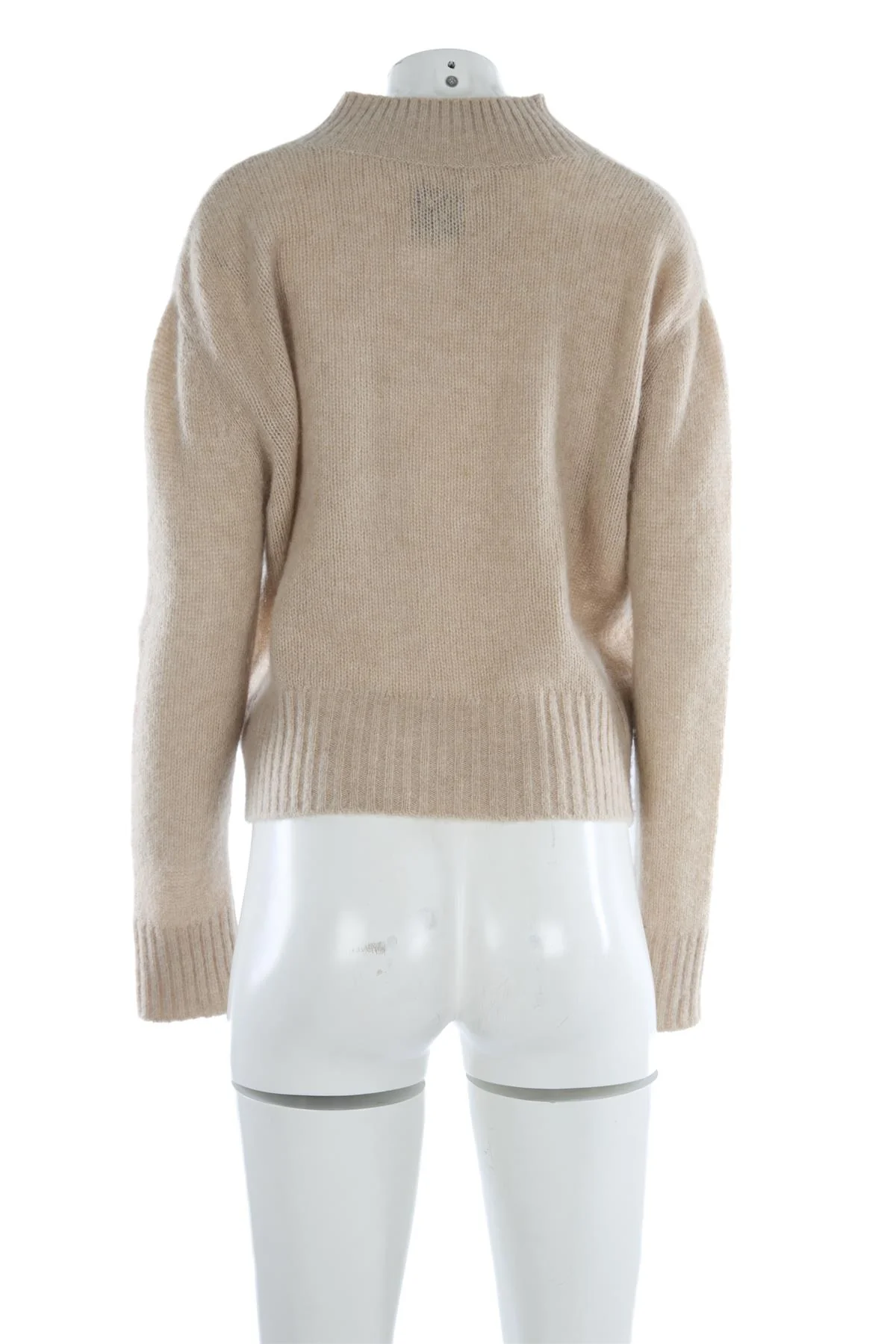 HIMALAYAN CASHMERE COMPANY BEIGE CASHMERE SWEATER SMALL - Image 4