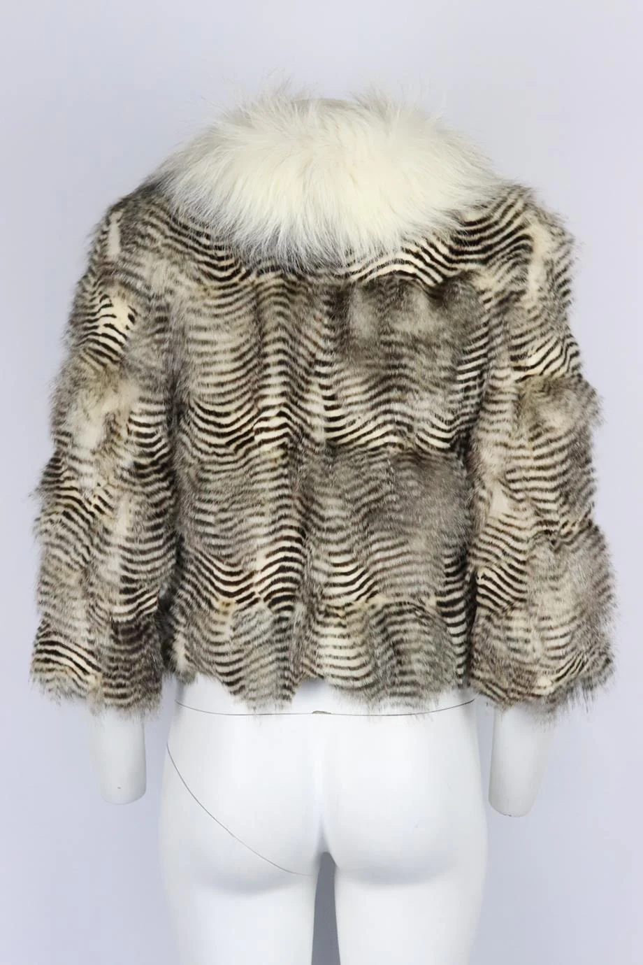 HOCKLEY RACCOON FUR JACKET UK 10 - Image 4