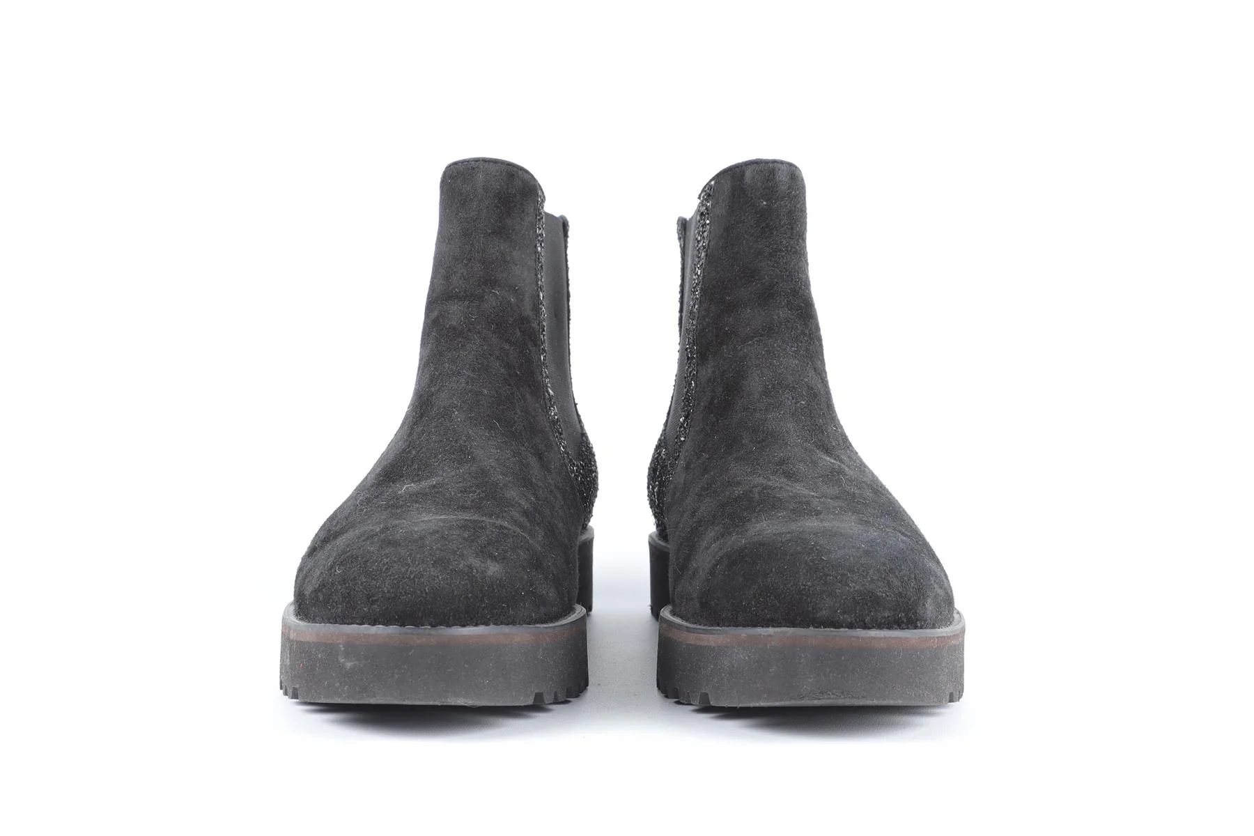 HOGAN BLACK SUEDE ANKLE BOOTS EU 38.5 UK 5.5 US 8.5 - Image 3