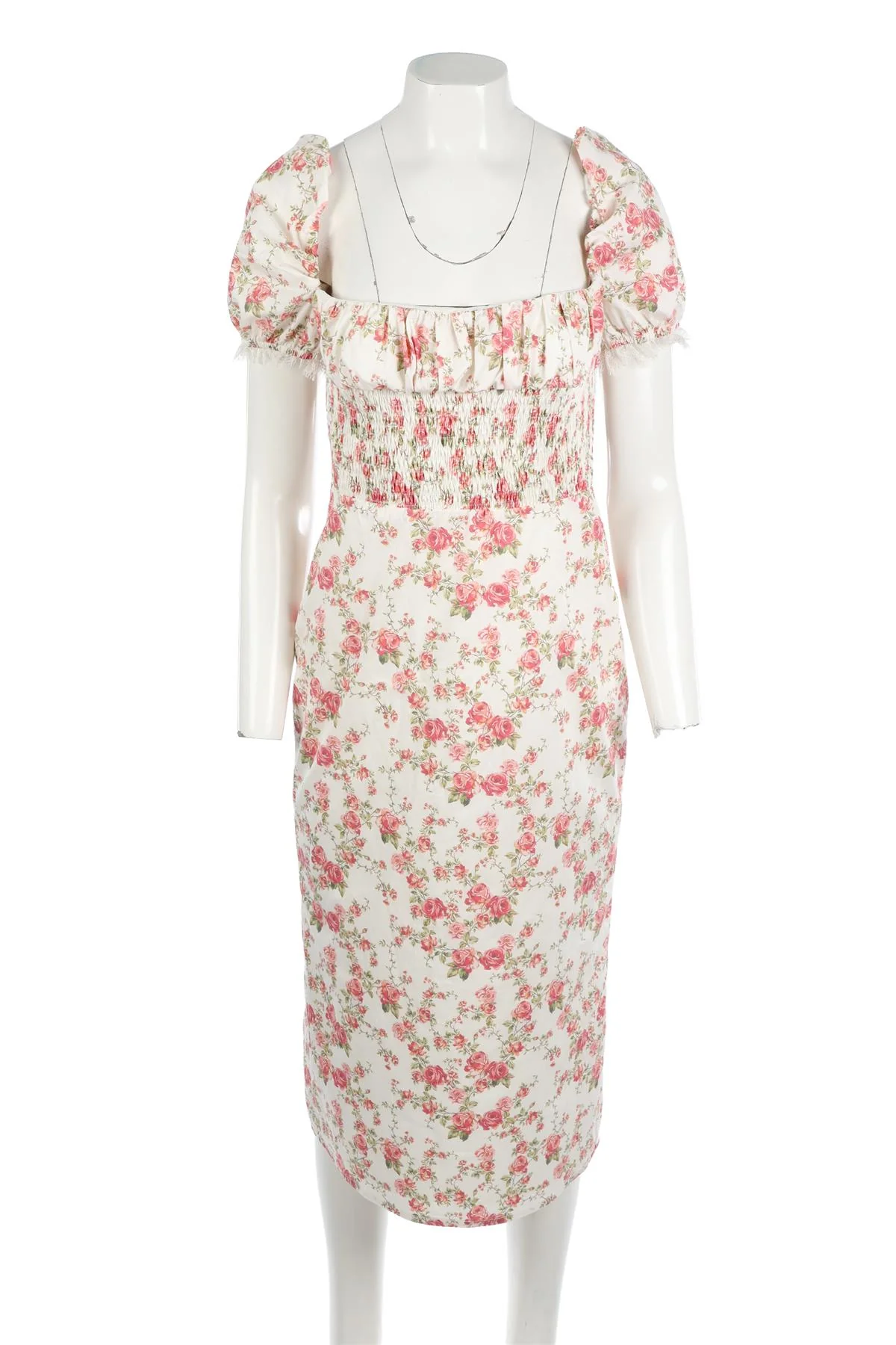 HOUSE OF CB MULTI COTTON MIDI DRESS MEDIUM - Image 2