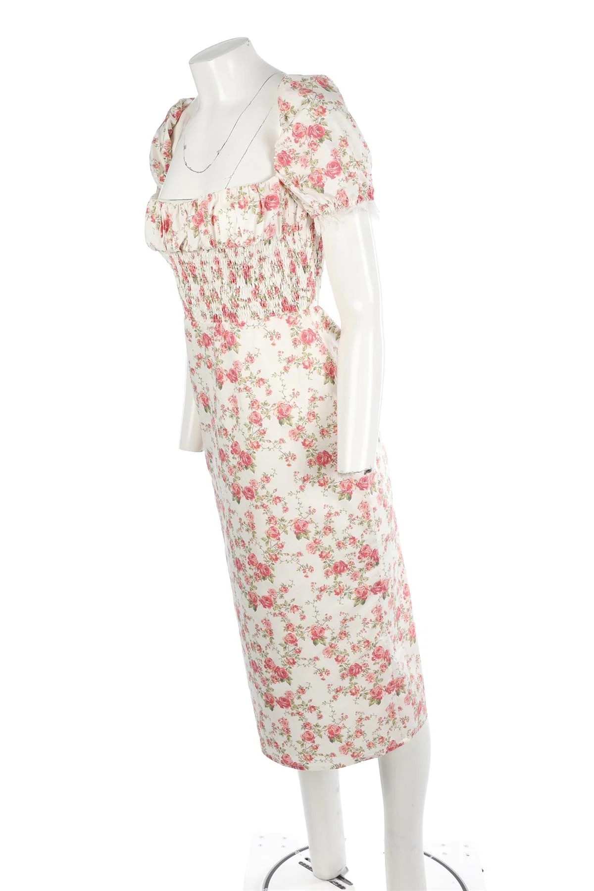 HOUSE OF CB MULTI COTTON MIDI DRESS MEDIUM - Image 3